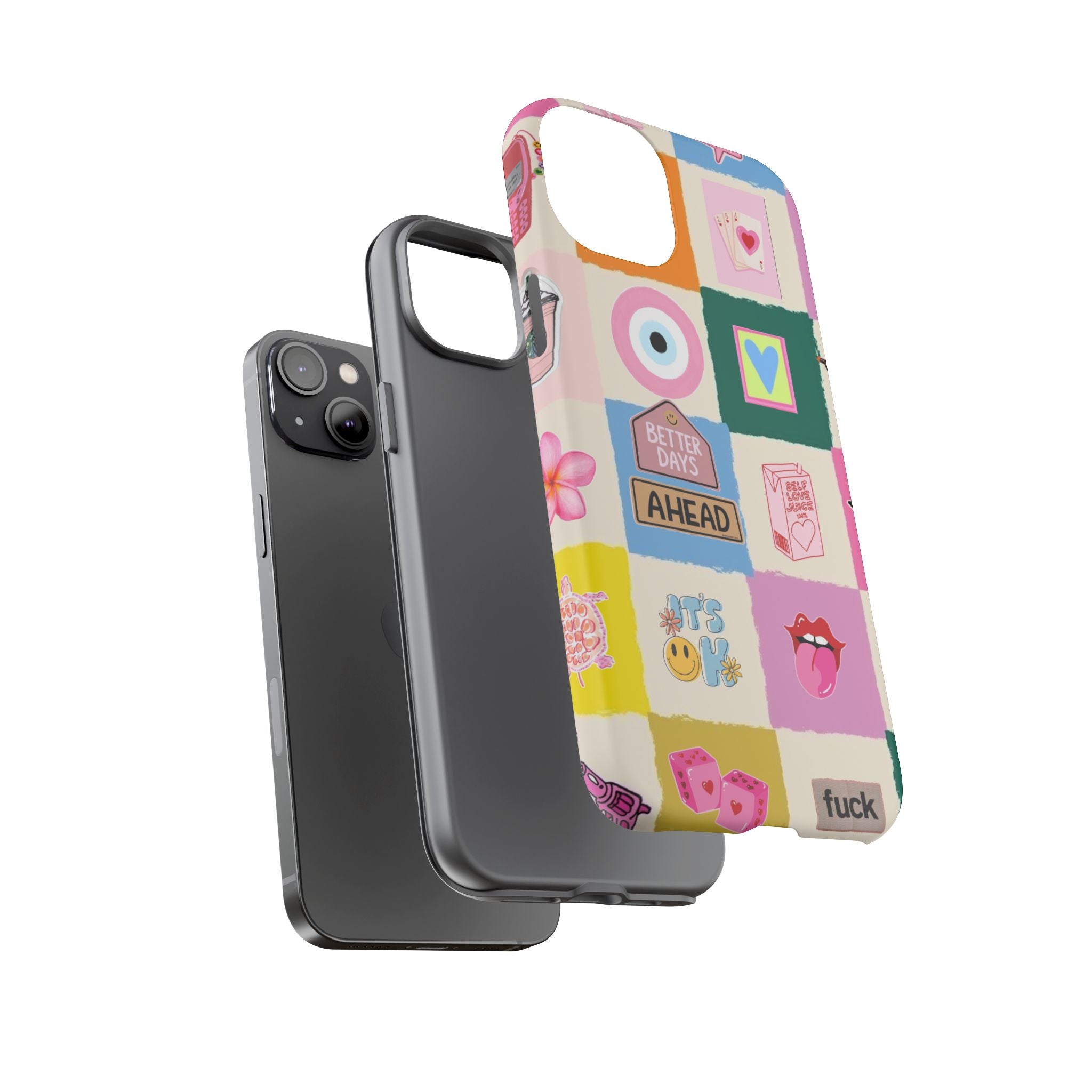 'Better Days Ahead' - Collage Protective Phone Case