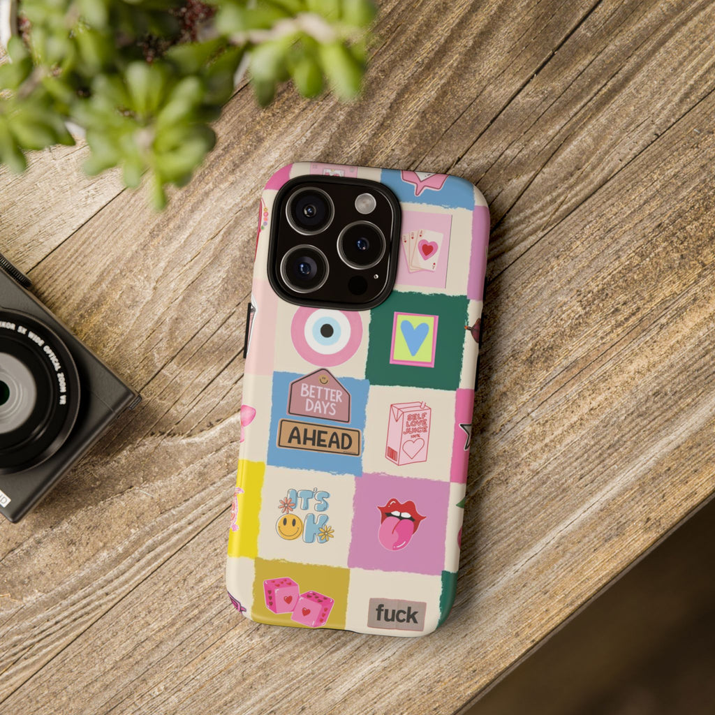 'Better Days Ahead' - Collage Protective Phone Case