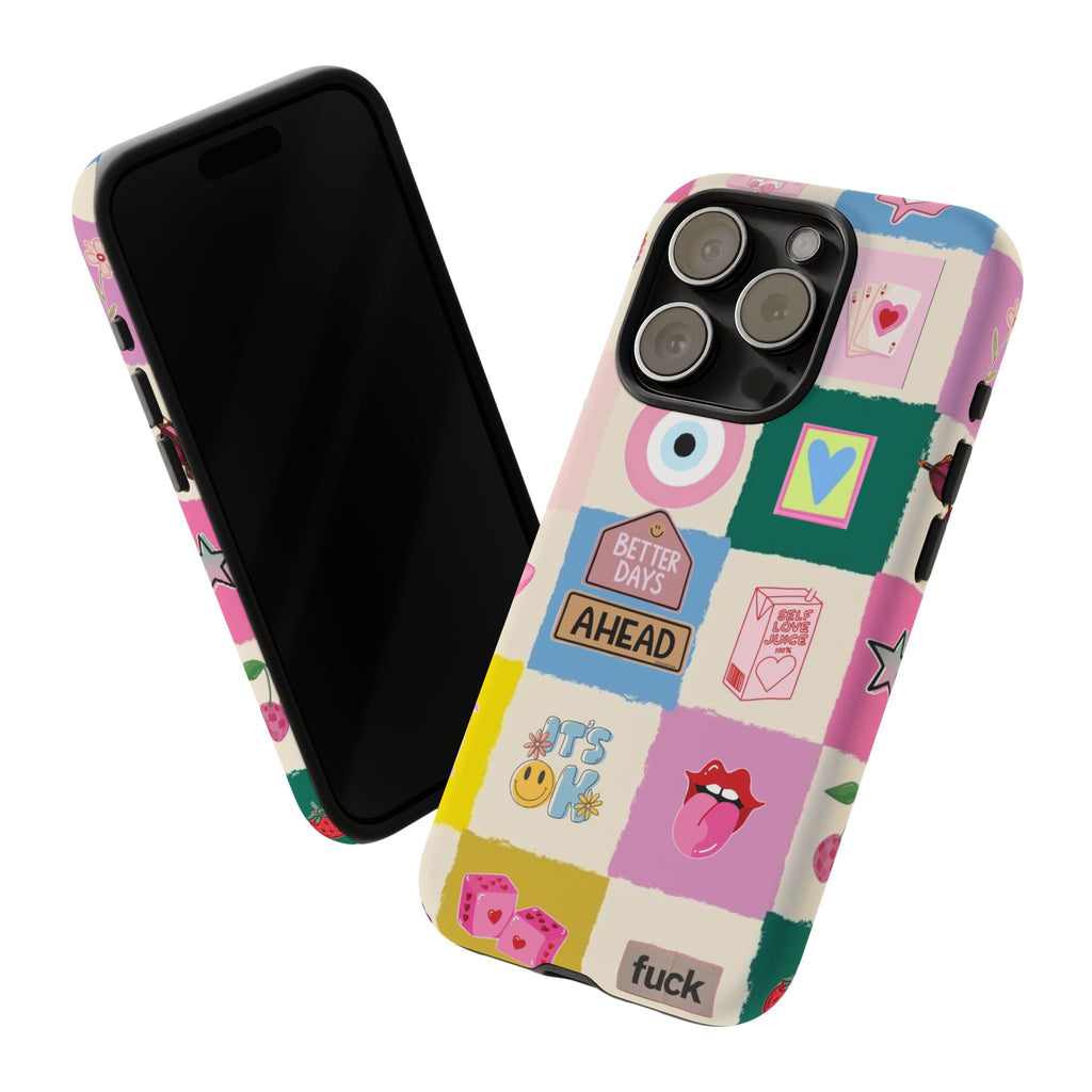 'Better Days Ahead' - Collage Protective Phone Case