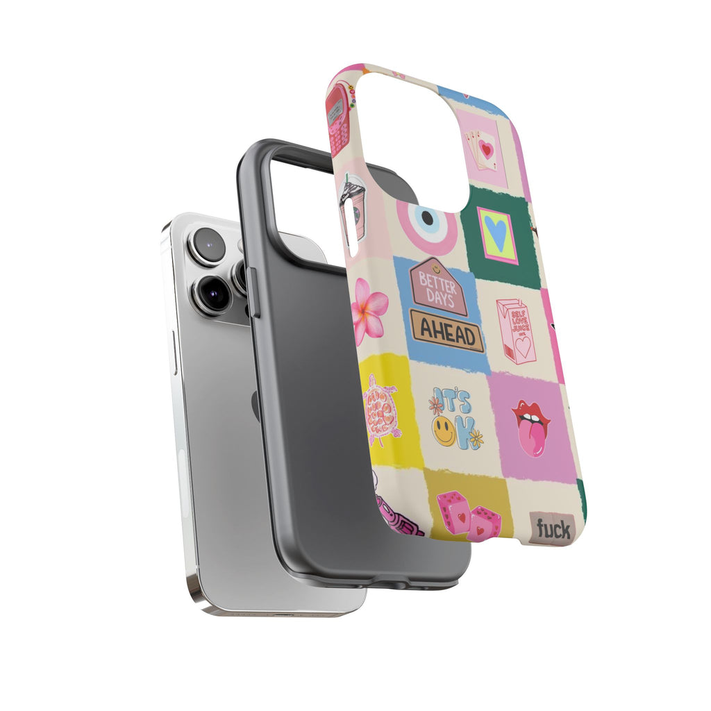 'Better Days Ahead' - Collage Protective Phone Case