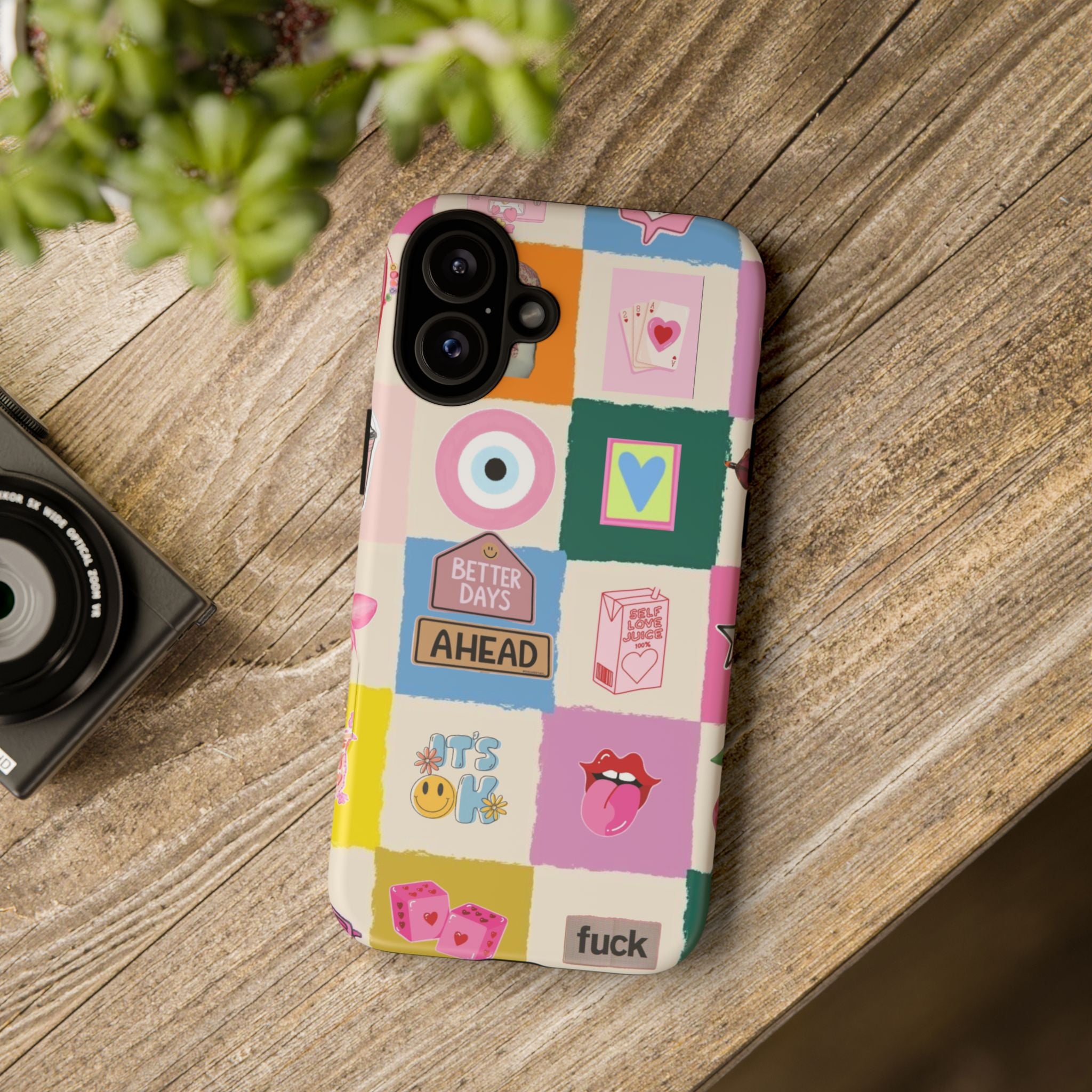 'Better Days Ahead' - Collage Protective Phone Case