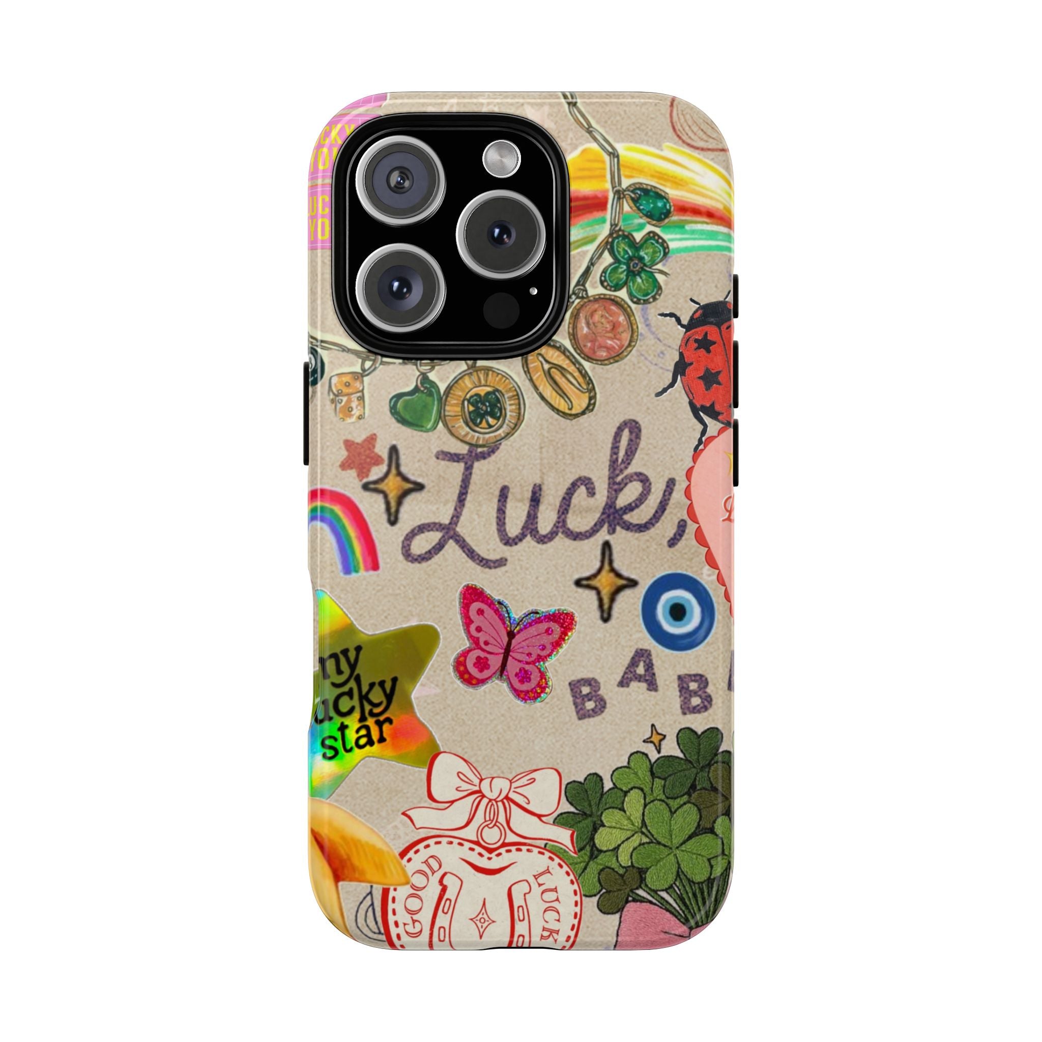 My Lucky Star — Cute Lucky Symbols iPhone Case