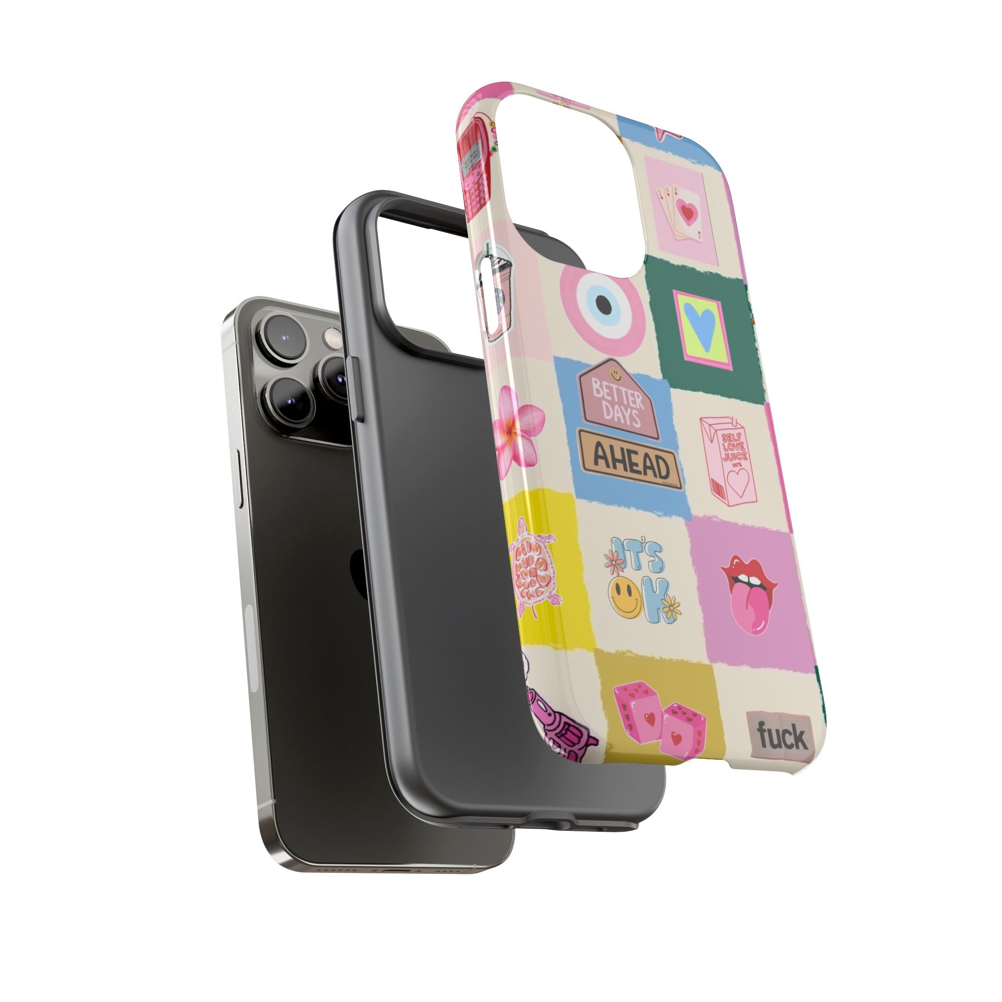 'Better Days Ahead' - Collage Protective Phone Case