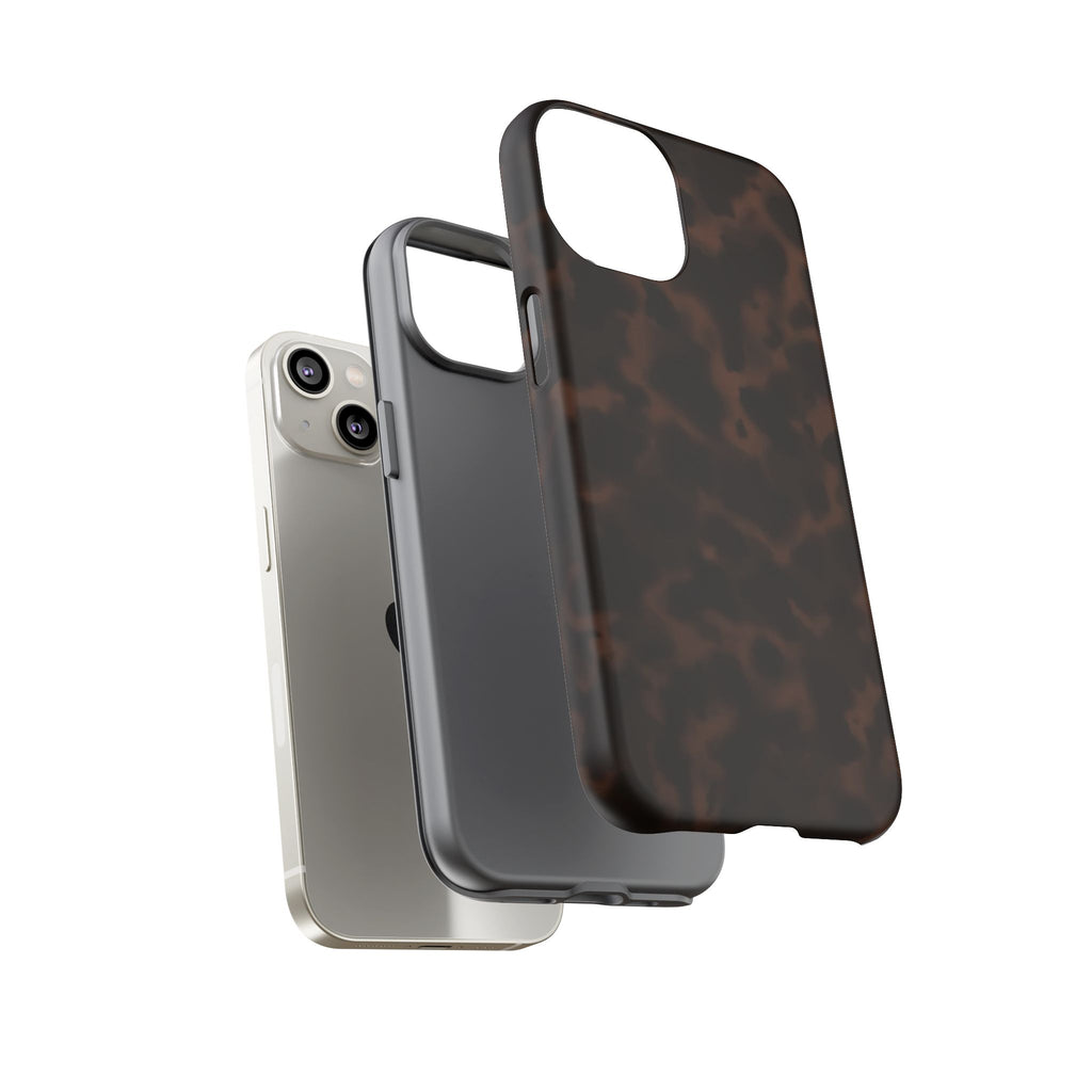 Tortie Brown — Dark Tortoiseshell Protective Cover