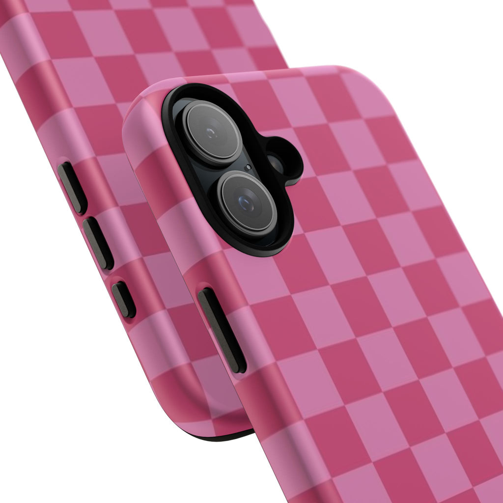 Barbie Pink Checkers - Durable Protective iPhone Cover