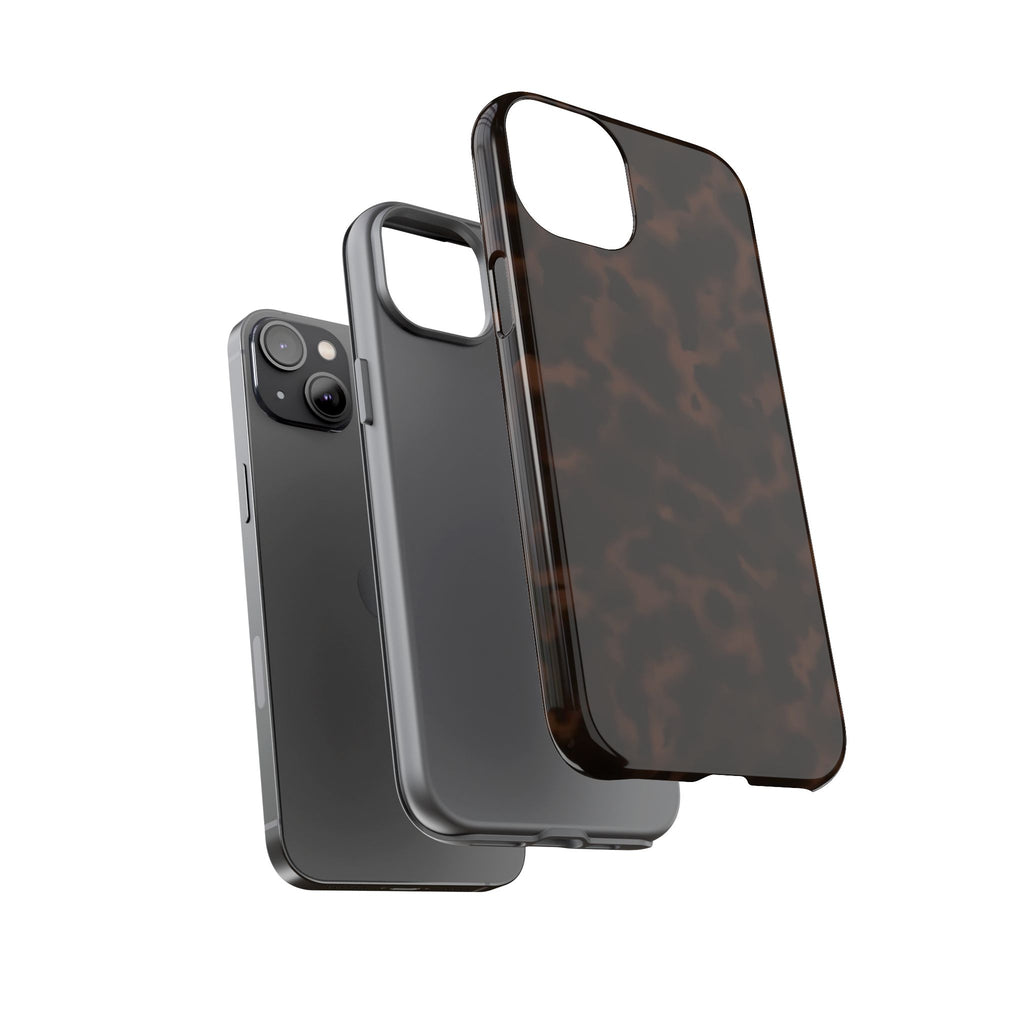 Tortie Brown — Dark Tortoiseshell Protective Cover