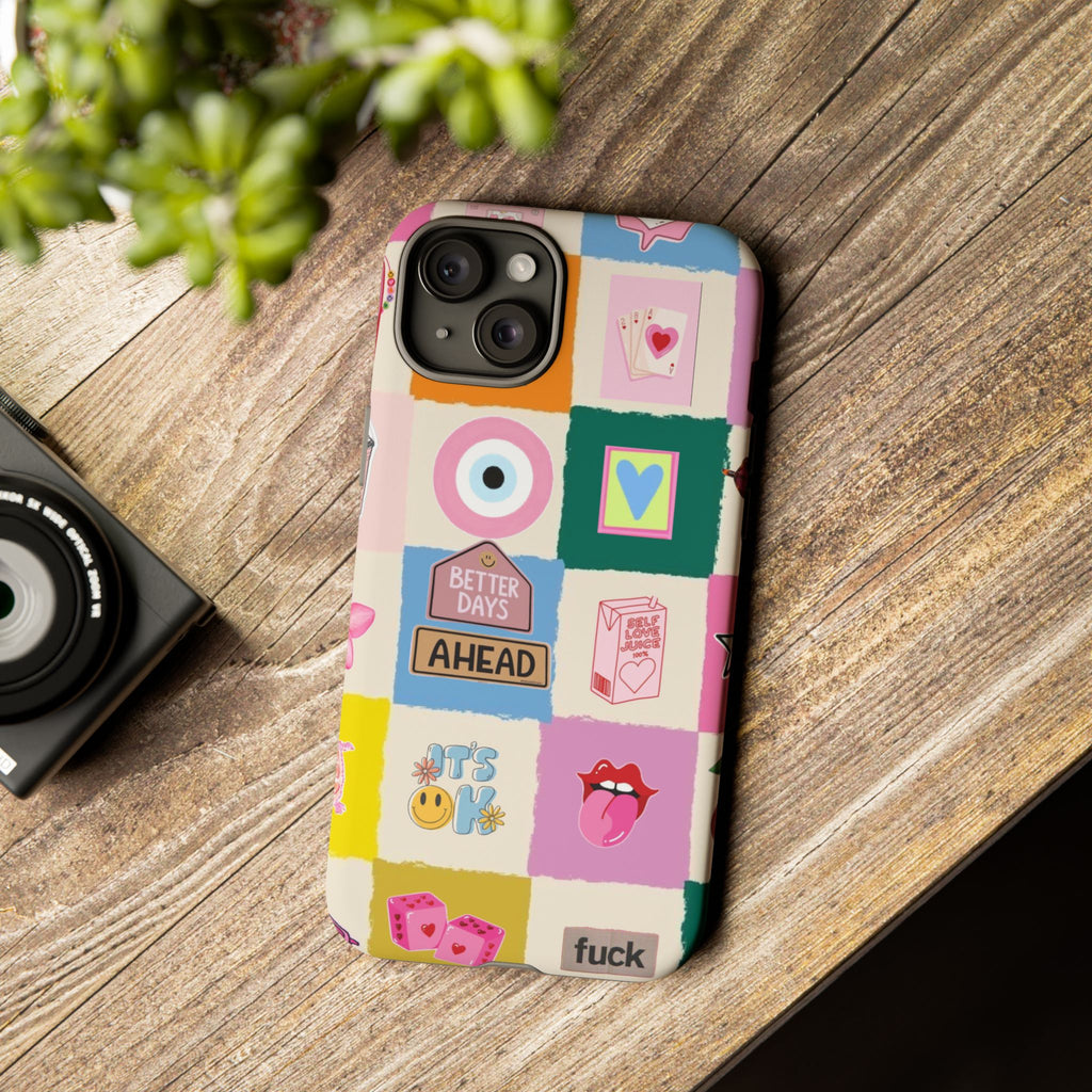 'Better Days Ahead' - Collage Protective Phone Case