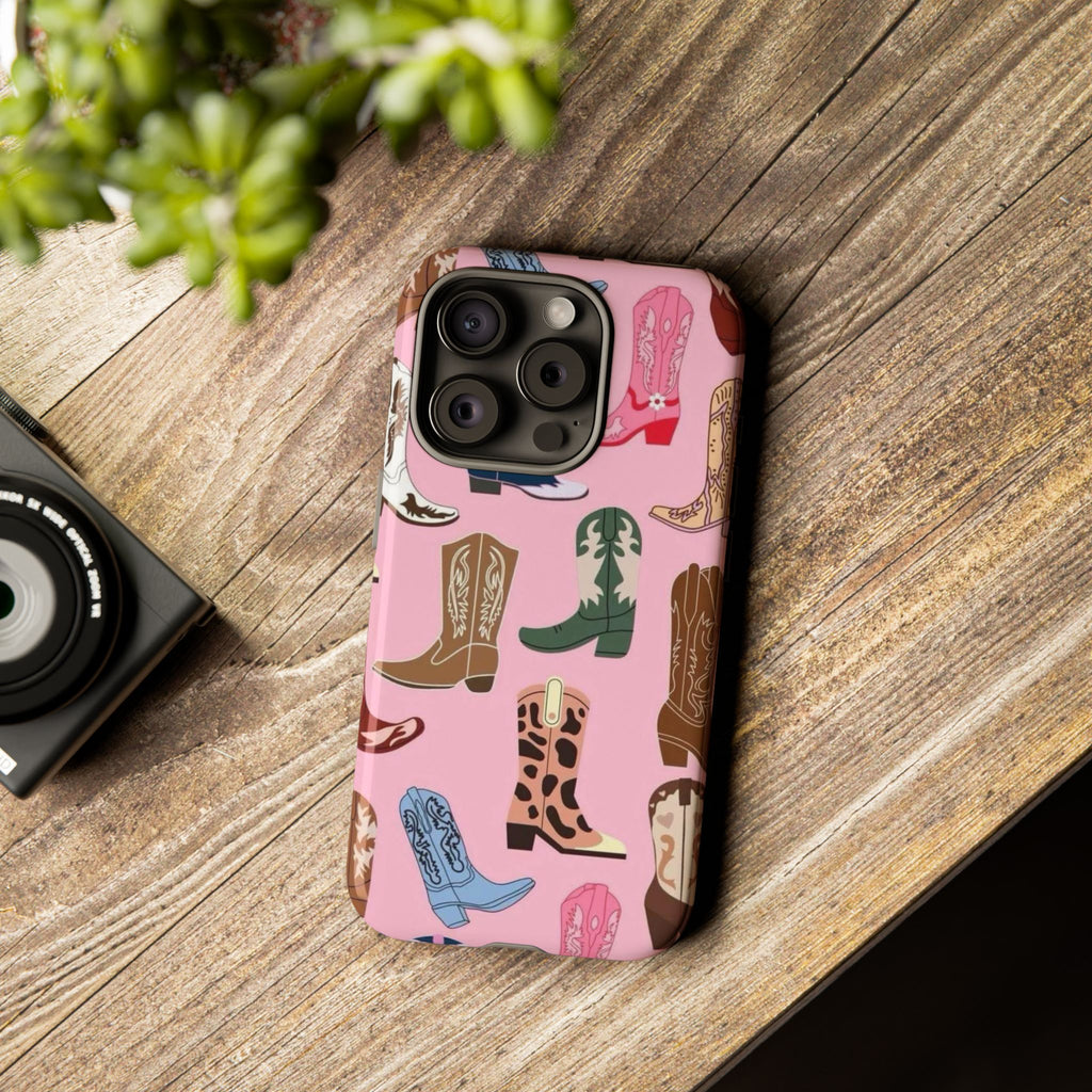 Pink Cowboy Boots  — Pink Western Boot iPhone Case
