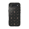 Western Diamond Bull Tough Phone Case — Protective Southwestern Pattern