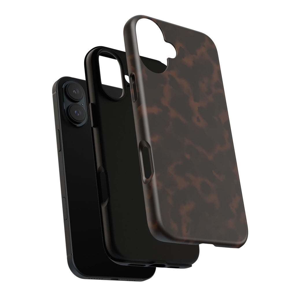 Tortie Brown — Dark Tortoiseshell Protective Cover