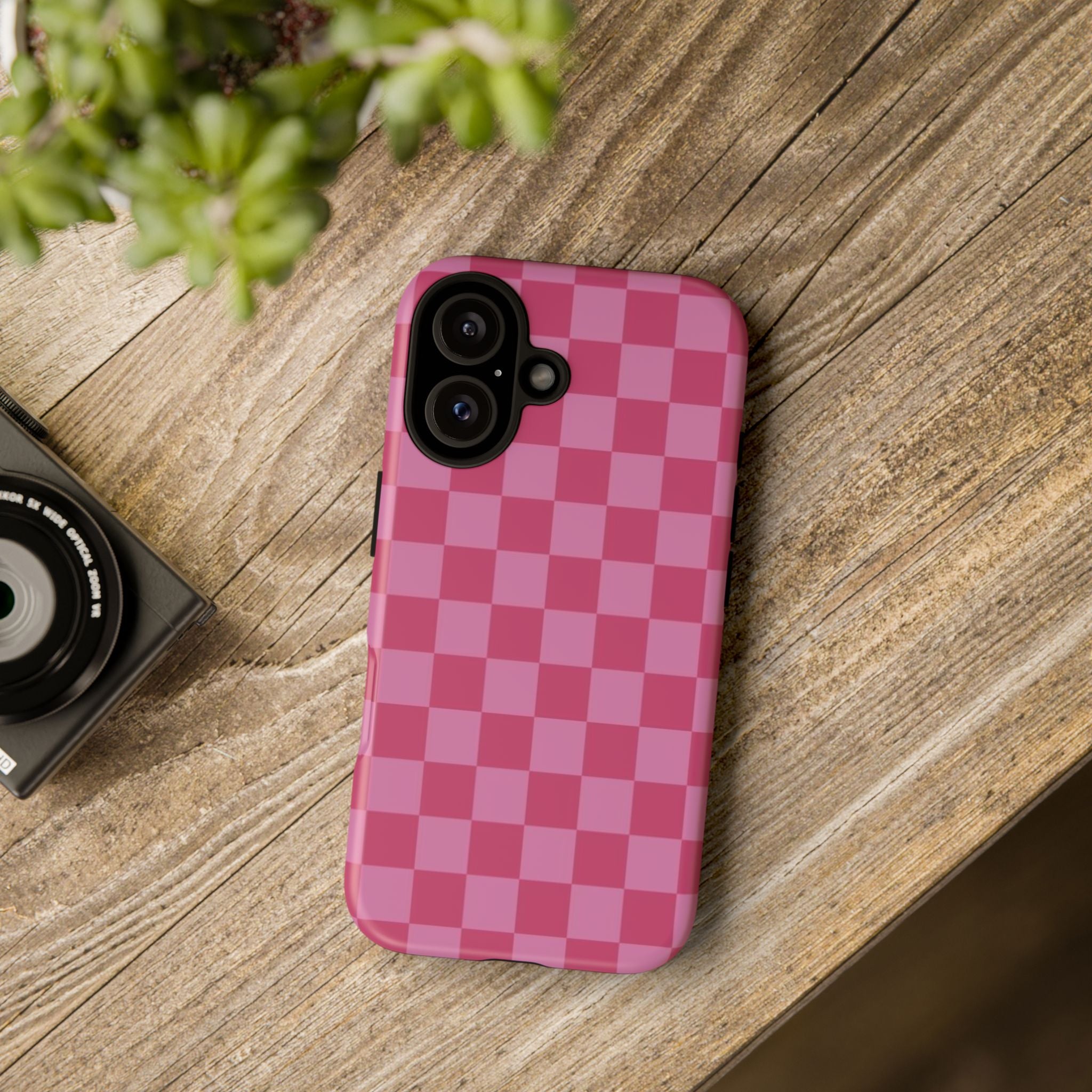 Barbie Pink Checkers - Durable Protective iPhone Cover