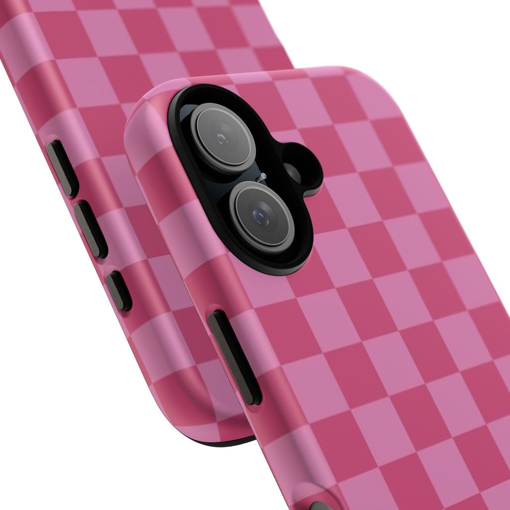 Barbie Pink Checkers - Durable Protective iPhone Cover