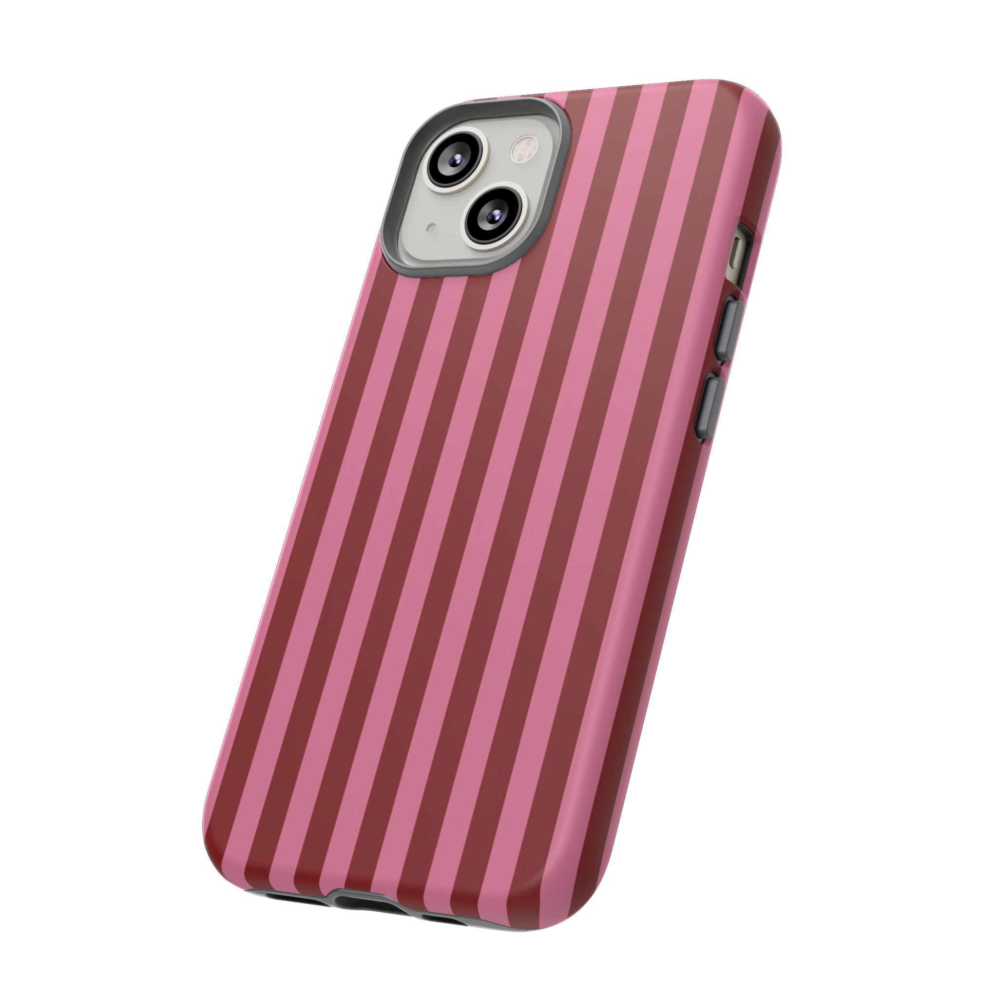 Ruby Red Stripes Case | Tough Phone Case