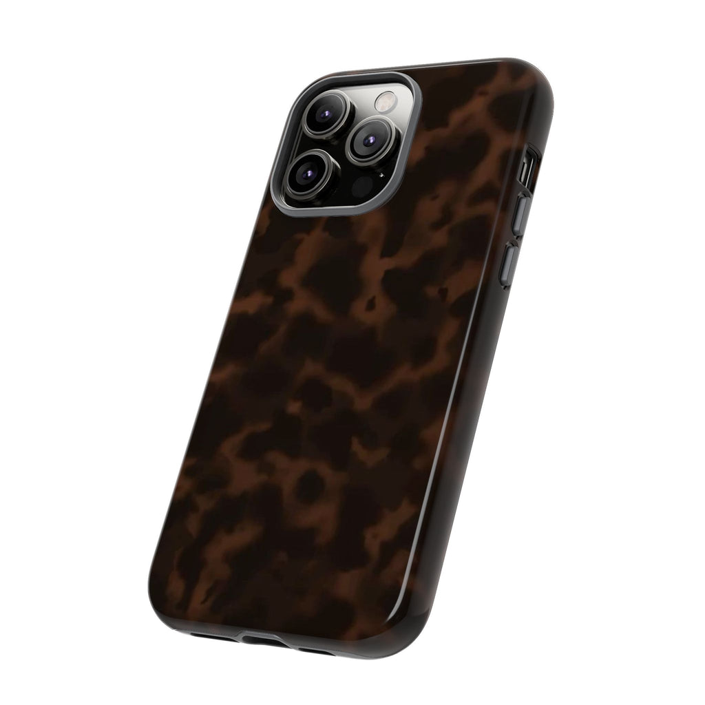 Tortie Brown — Dark Tortoiseshell Protective Cover