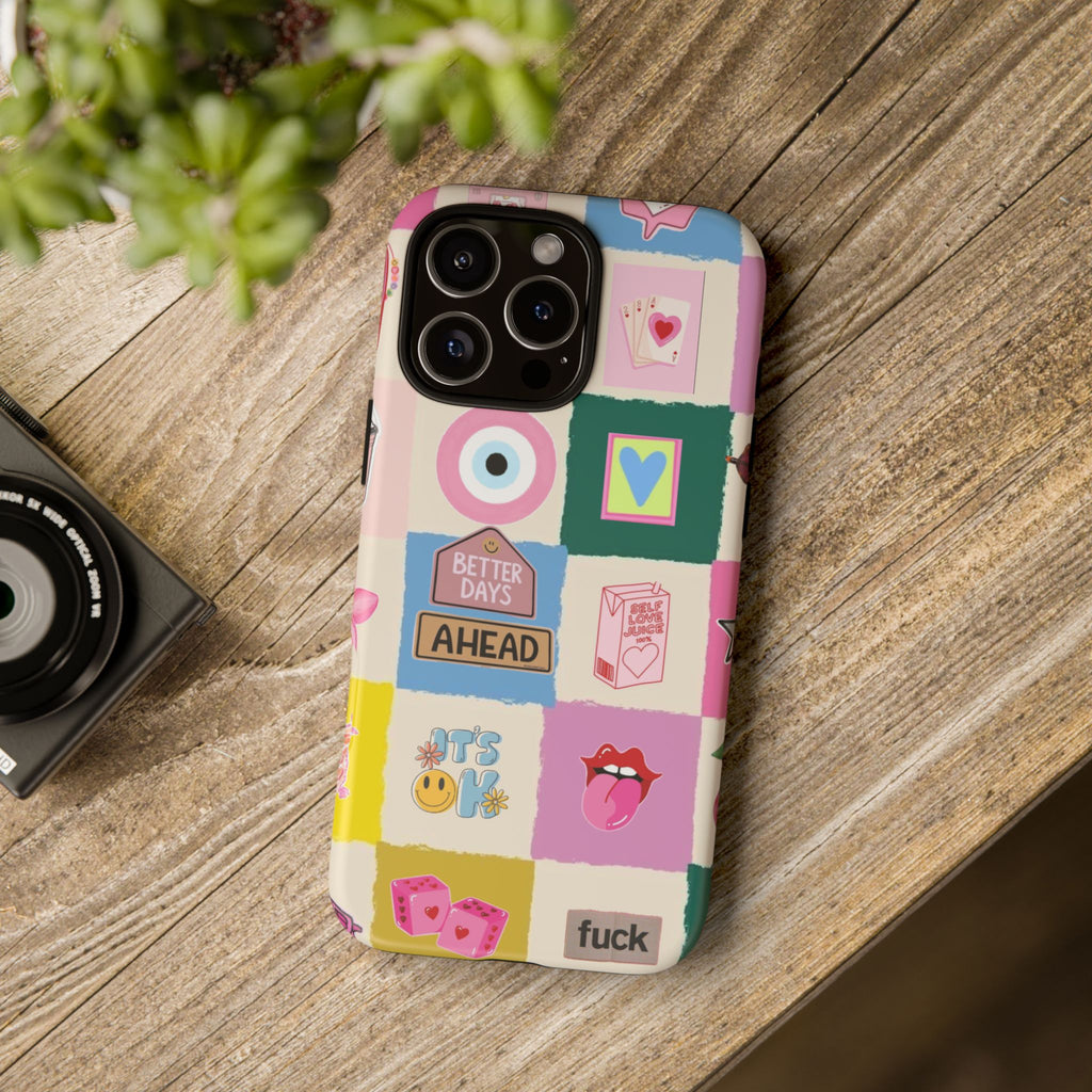 'Better Days Ahead' - Collage Protective Phone Case