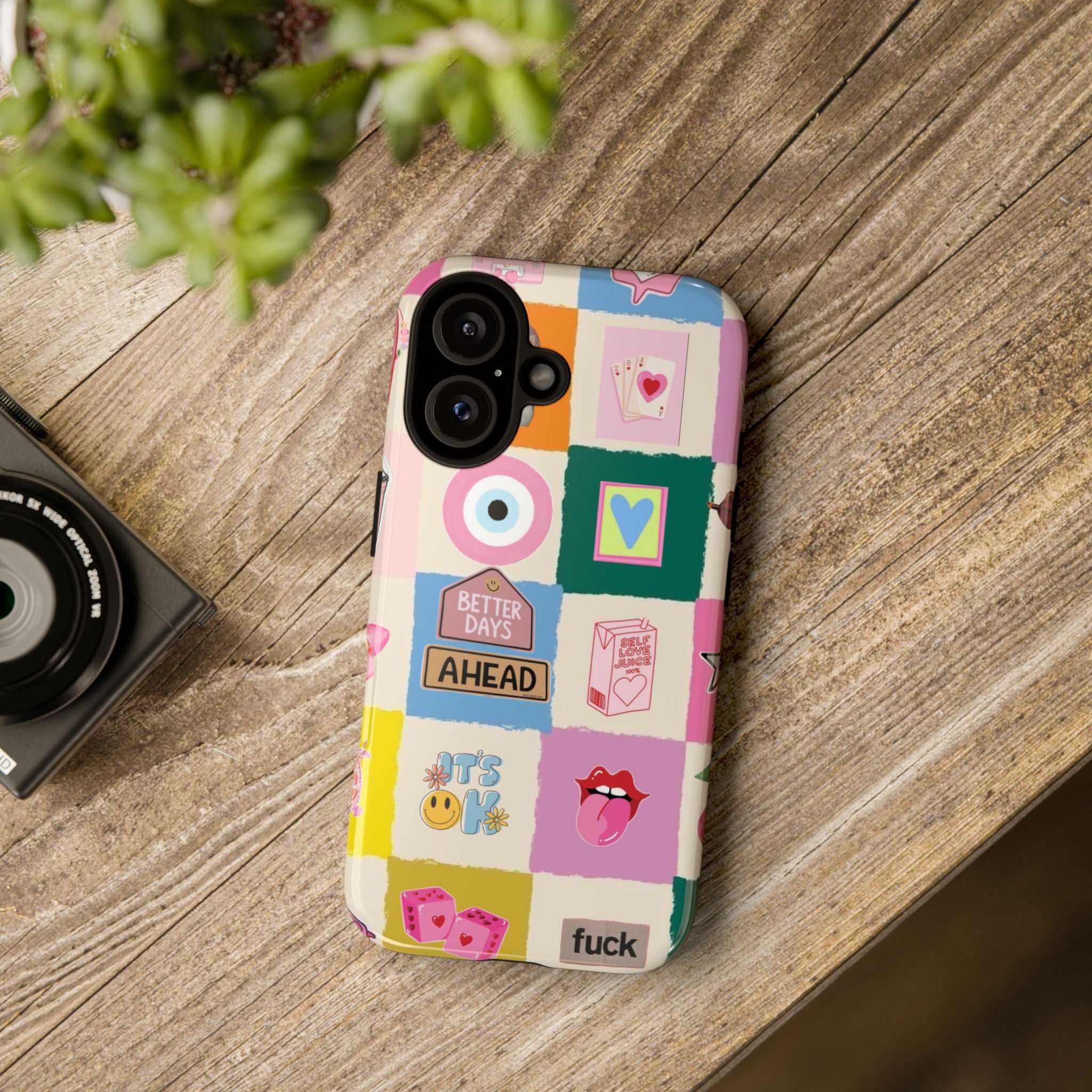 'Better Days Ahead' - Collage Protective Phone Case
