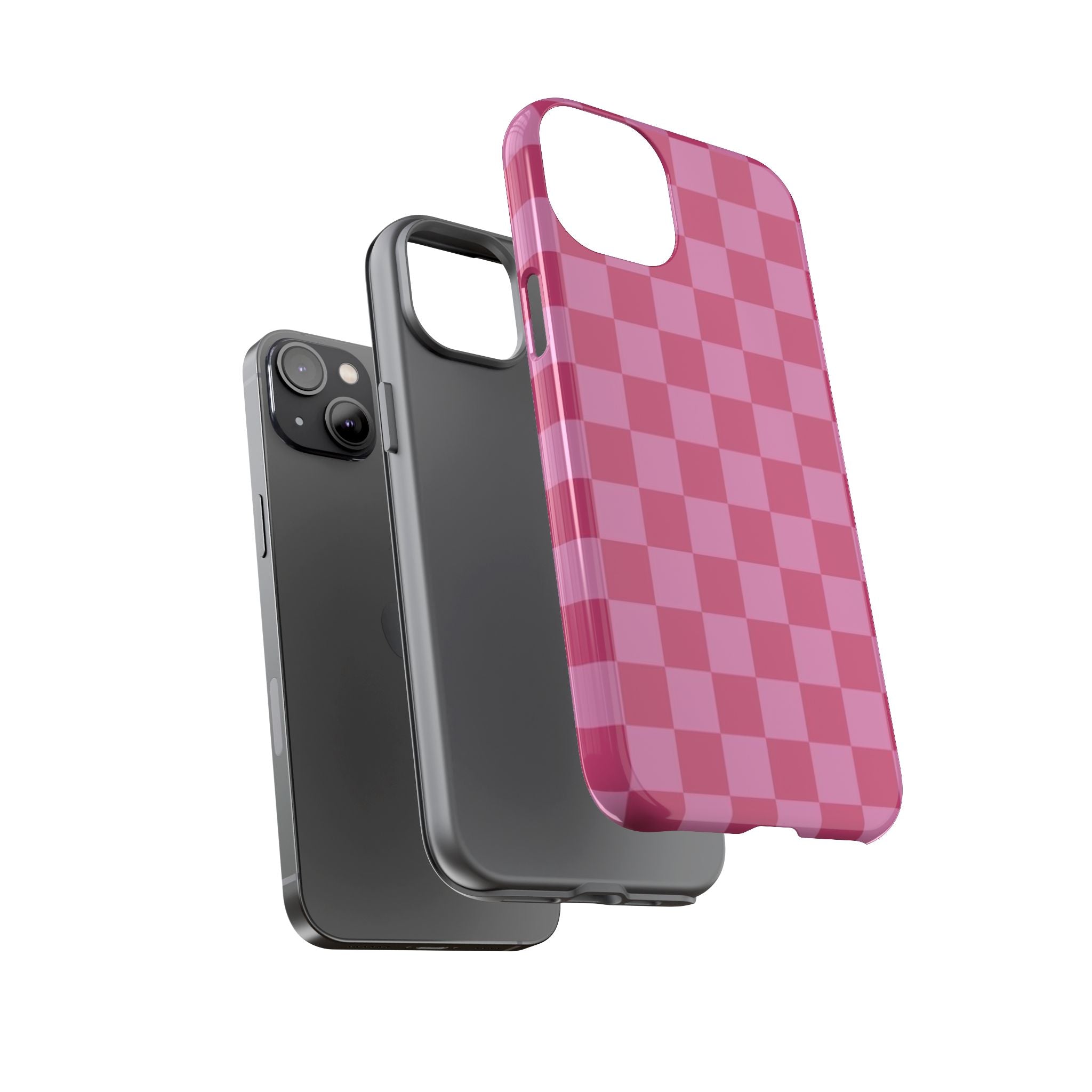 Barbie Pink Checkers - Durable Protective iPhone Cover