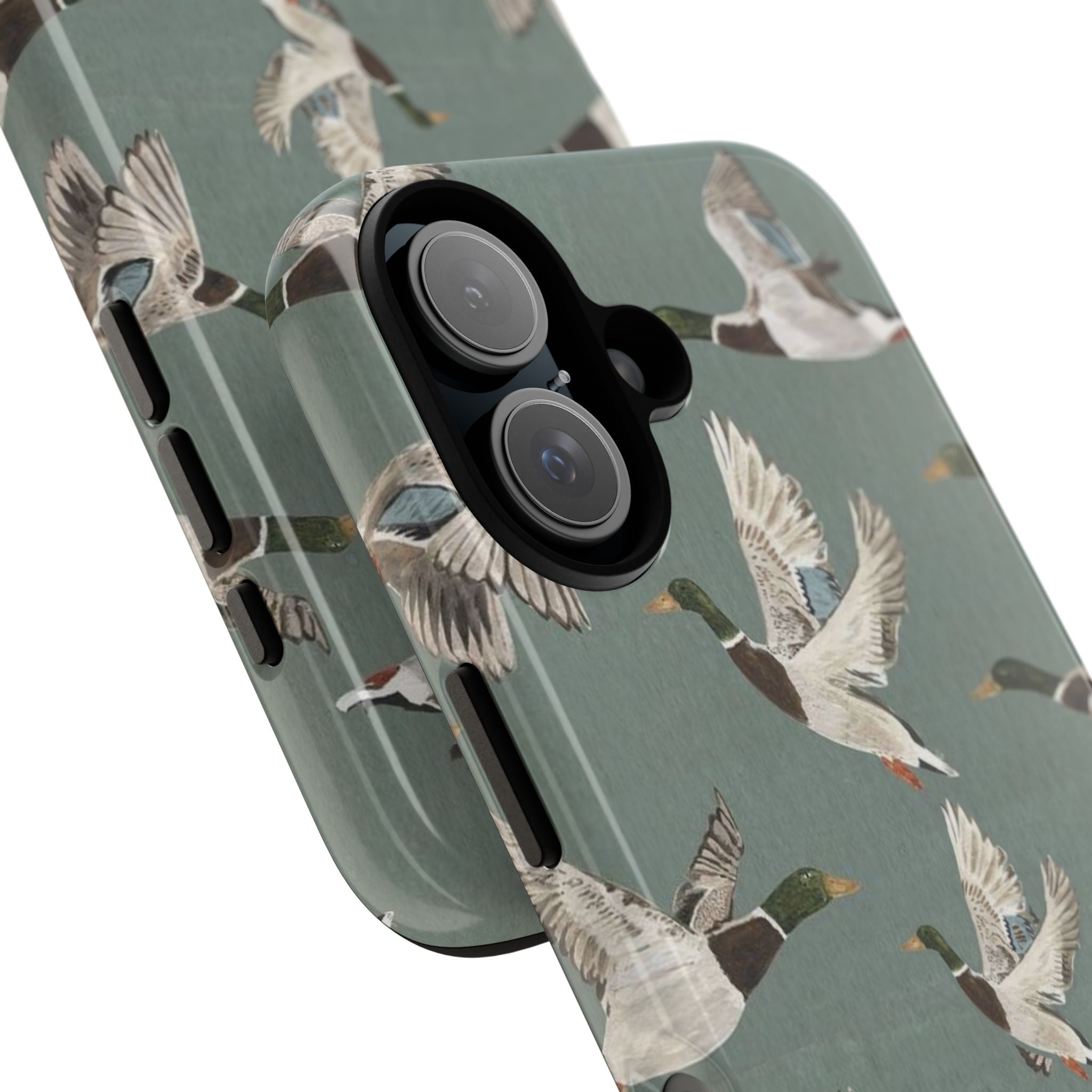 Mallard Ducks Pattern — Protective Bird Print iPhone Cover