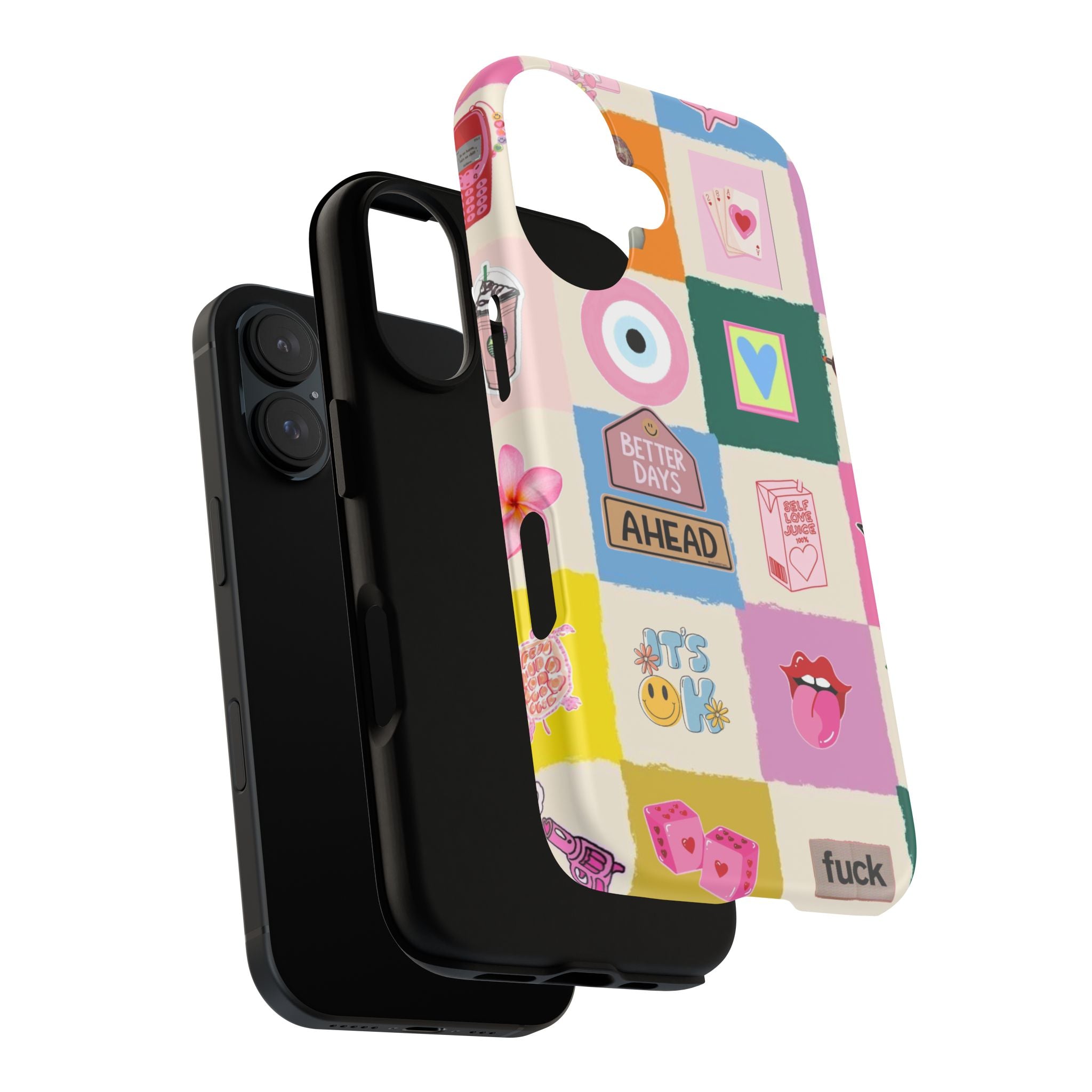 'Better Days Ahead' - Collage Protective Phone Case