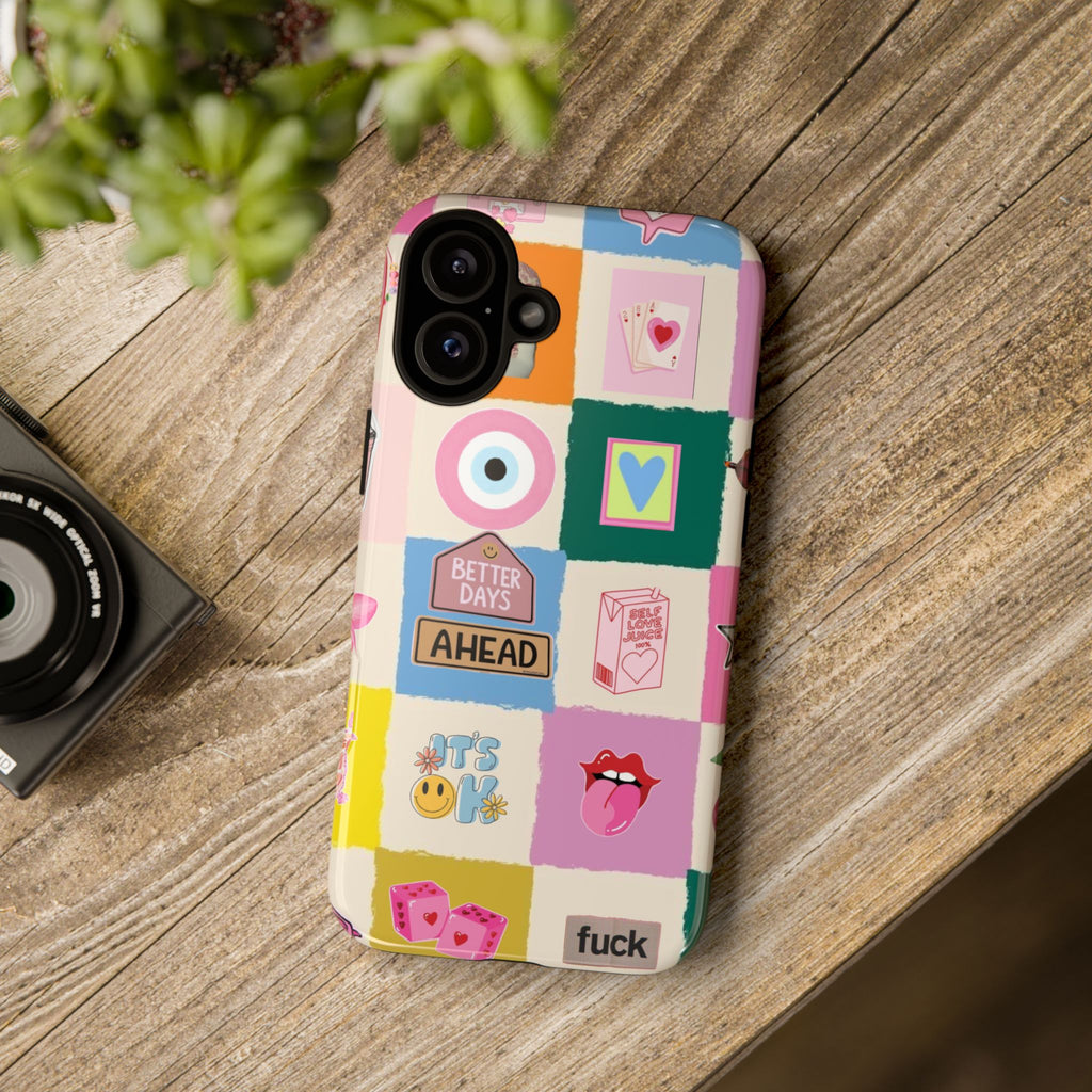 'Better Days Ahead' - Collage Protective Phone Case