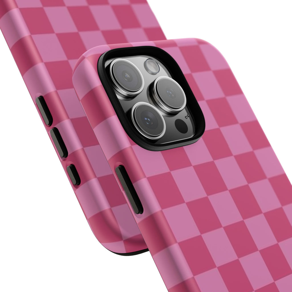 Barbie Pink Checkers - Durable Protective iPhone Cover