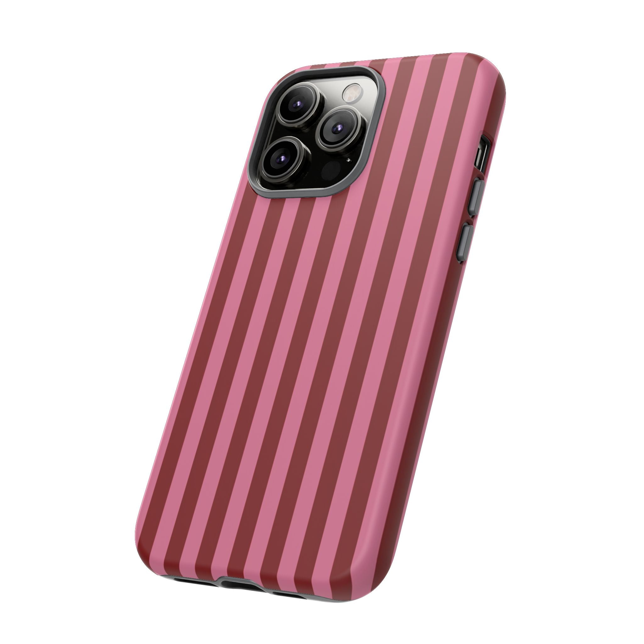 Ruby Red Stripes Case | Tough Phone Case