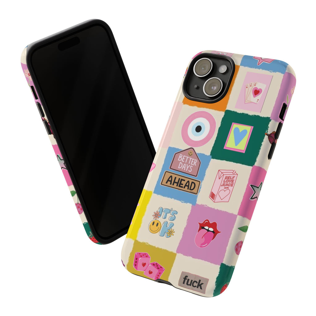 'Better Days Ahead' - Collage Protective Phone Case