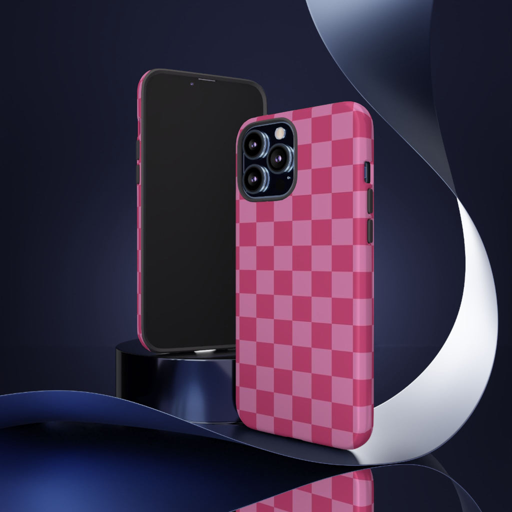 Barbie Pink Checkers - Durable Protective iPhone Cover