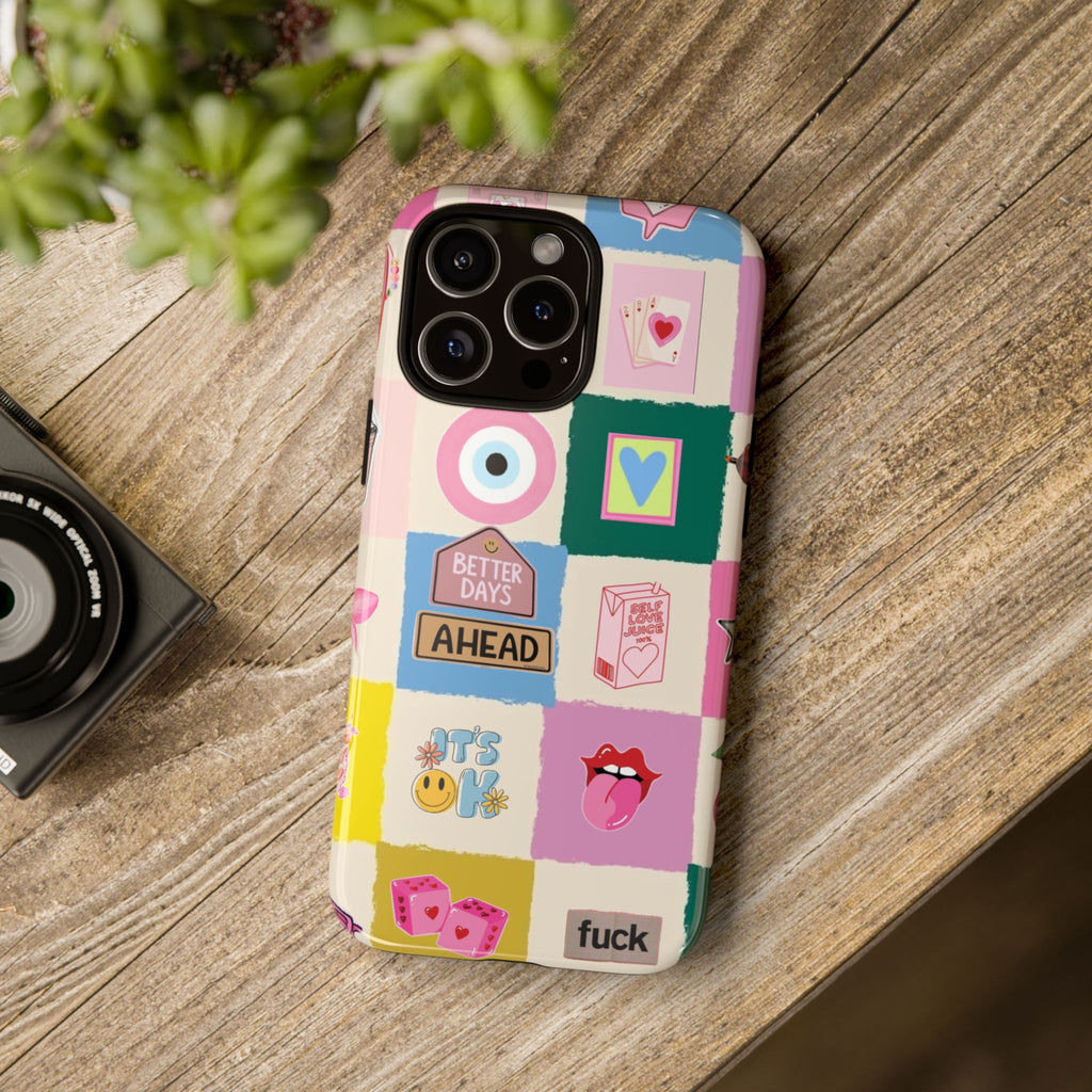 'Better Days Ahead' - Collage Protective Phone Case