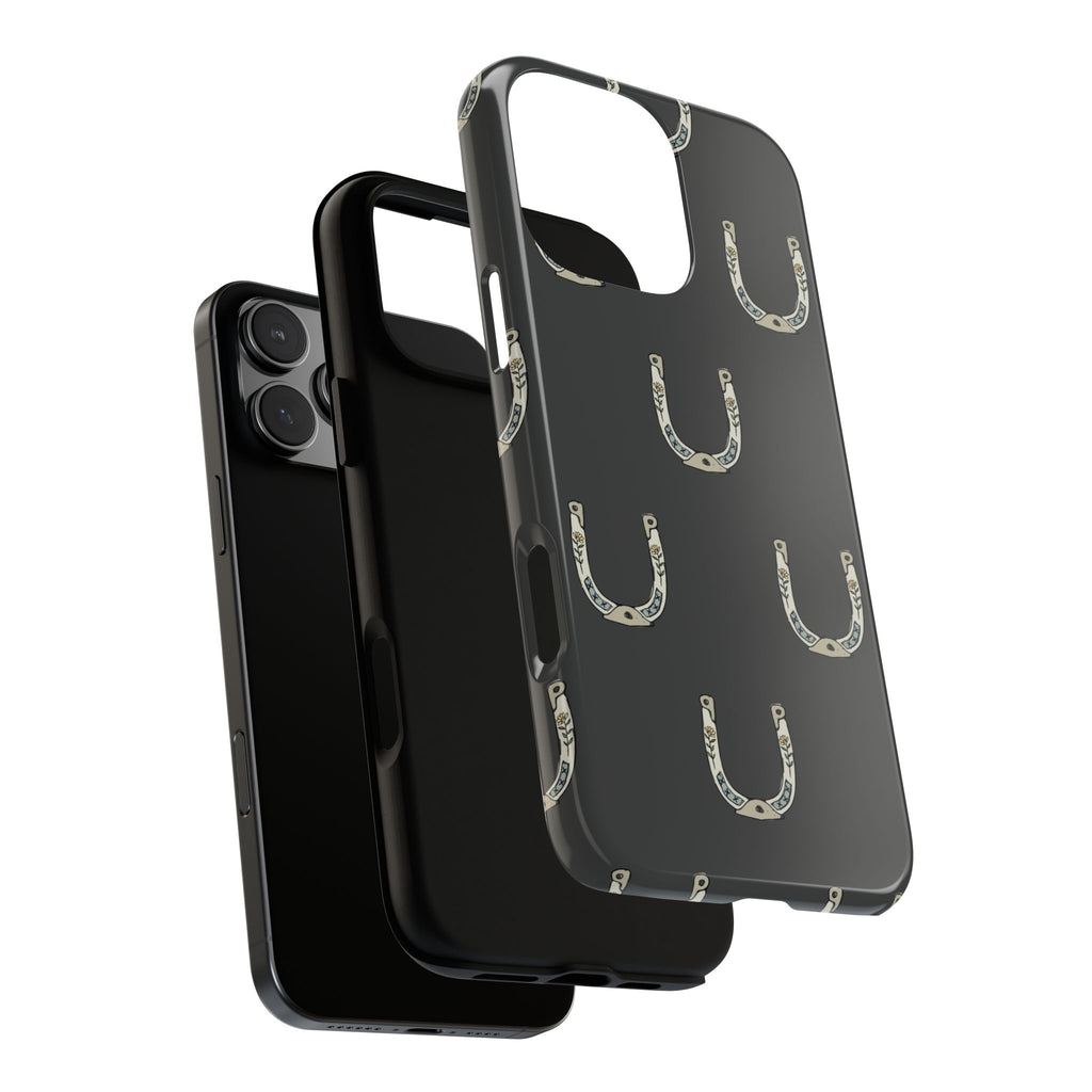 Lucky Horseshoe  — Lucky Rustic Grey iPhone Cover