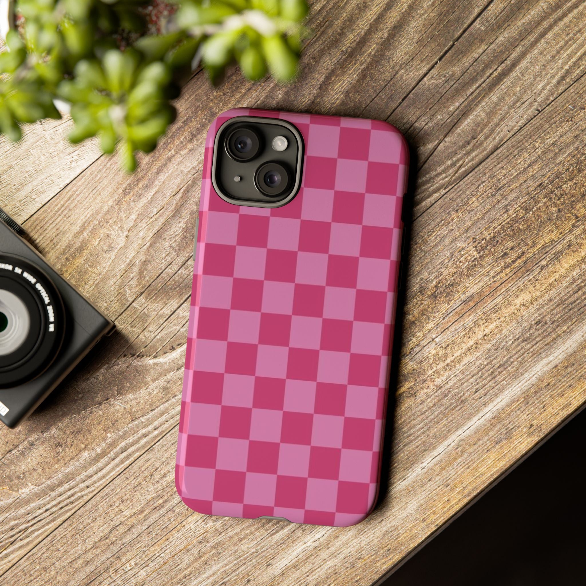 Barbie Pink Checkers - Durable Protective iPhone Cover
