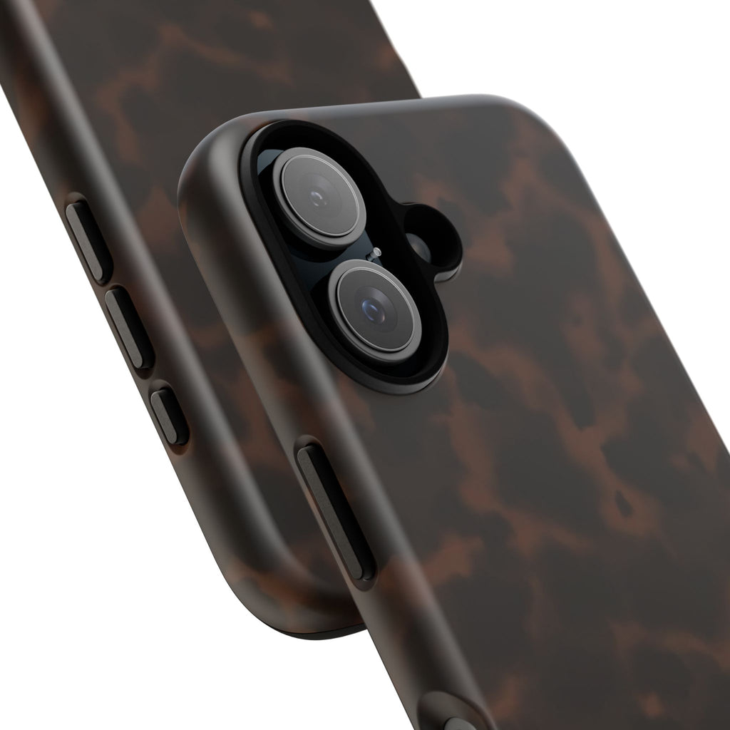 Tortie Brown — Dark Tortoiseshell Protective Cover