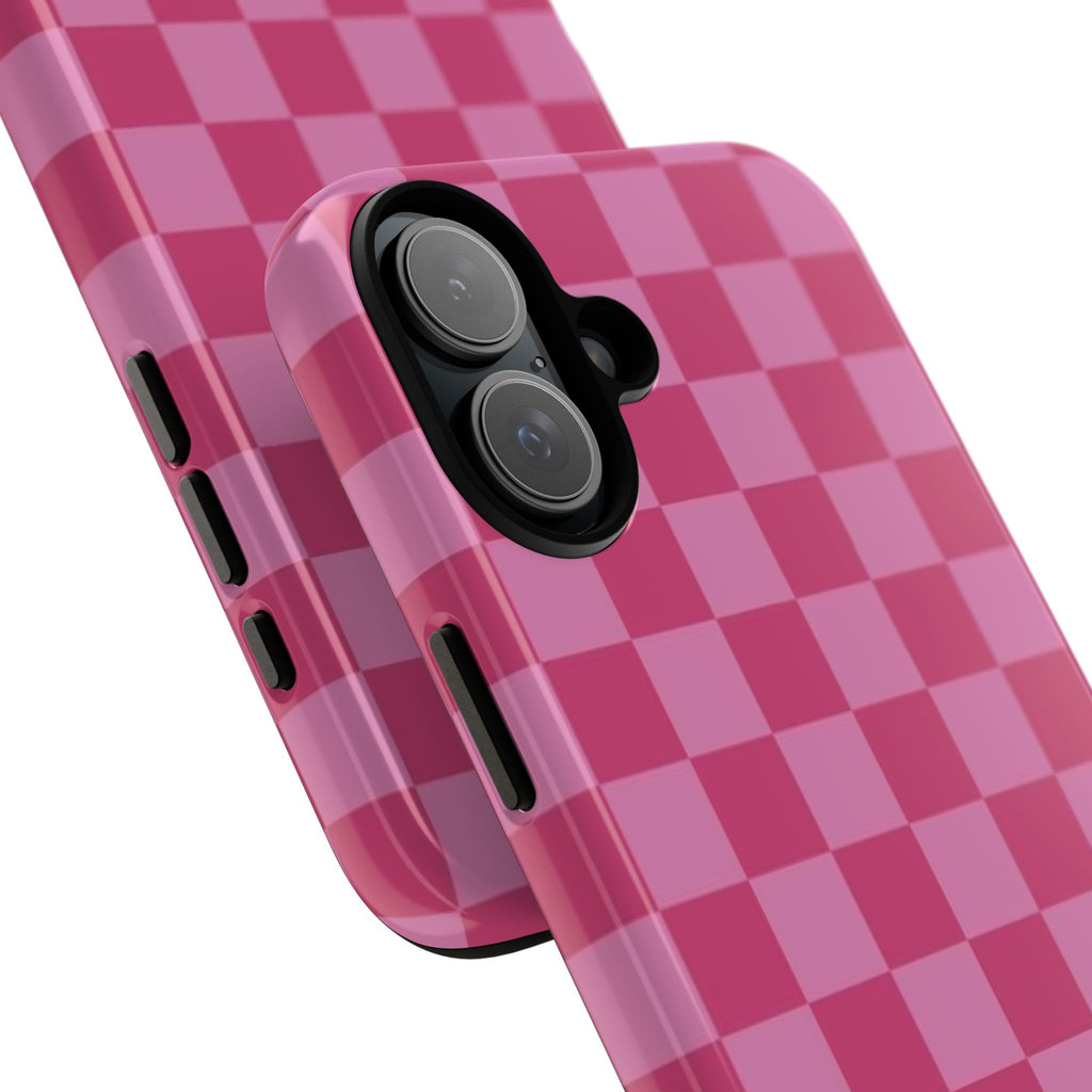 Barbie Pink Checkers - Durable Protective iPhone Cover