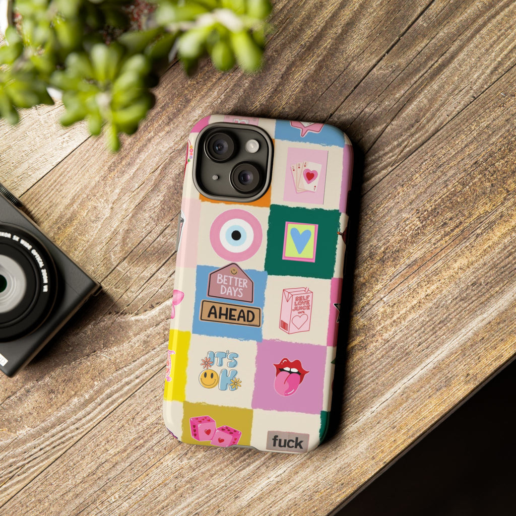 'Better Days Ahead' - Collage Protective Phone Case