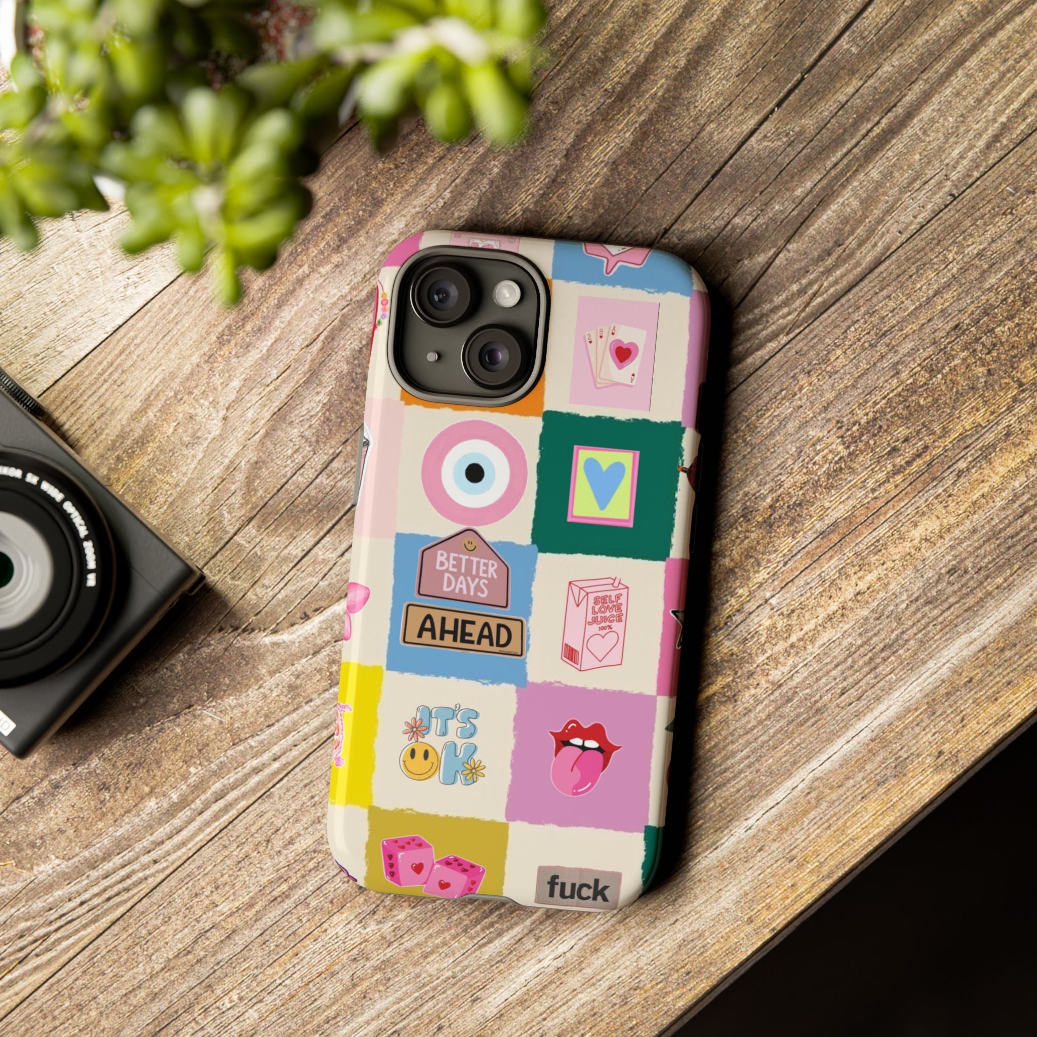 'Better Days Ahead' - Collage Protective Phone Case