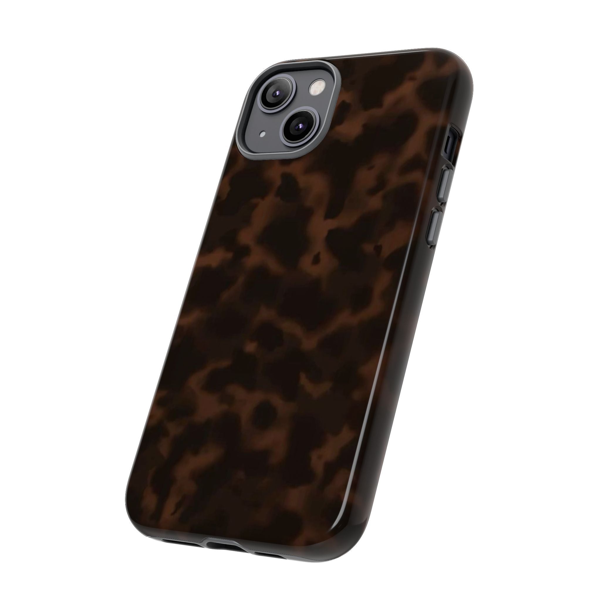 Tortie Brown — Dark Tortoiseshell Protective Cover
