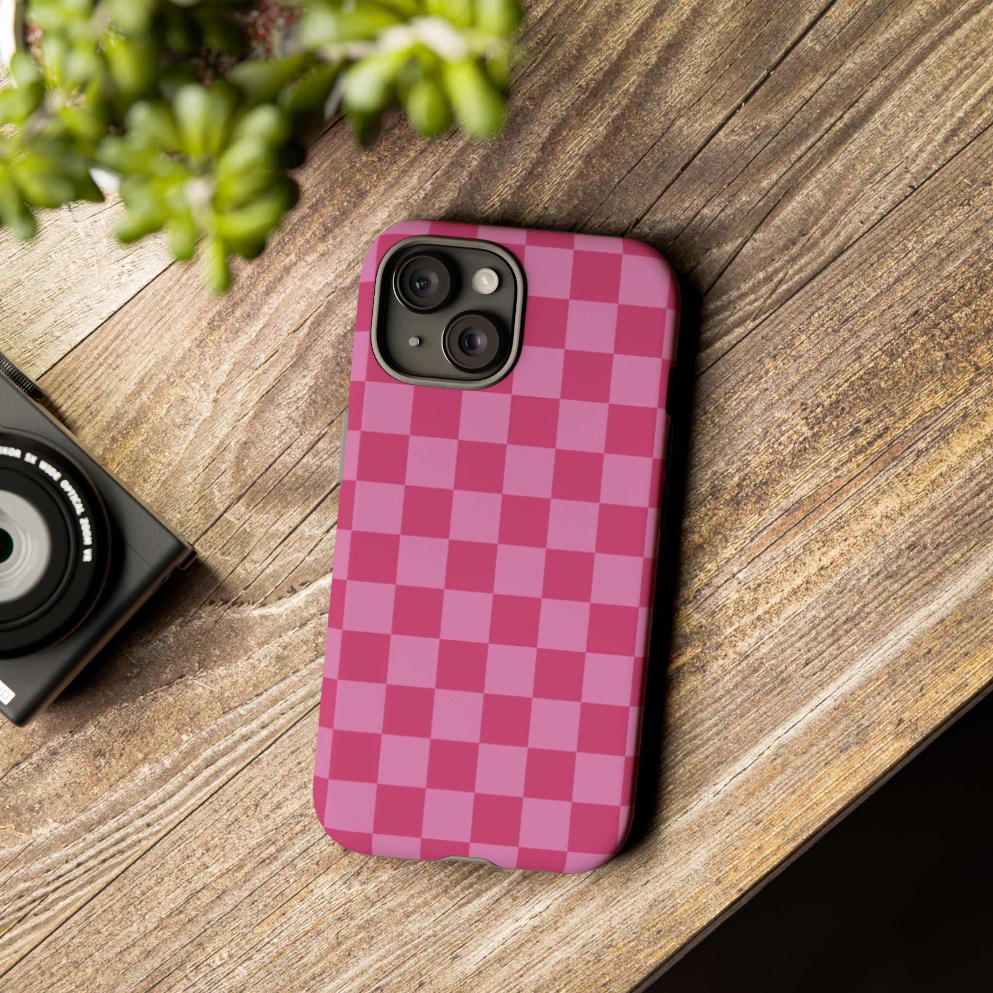 Barbie Pink Checkers - Durable Protective iPhone Cover