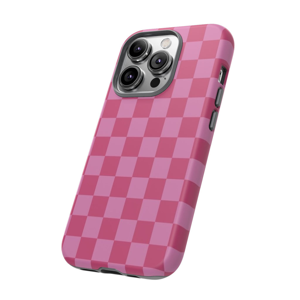 Barbie Pink Checkers - Durable Protective iPhone Cover