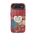 Howdy Darlin' Case — Denim Heart & Vintage Ticket Design