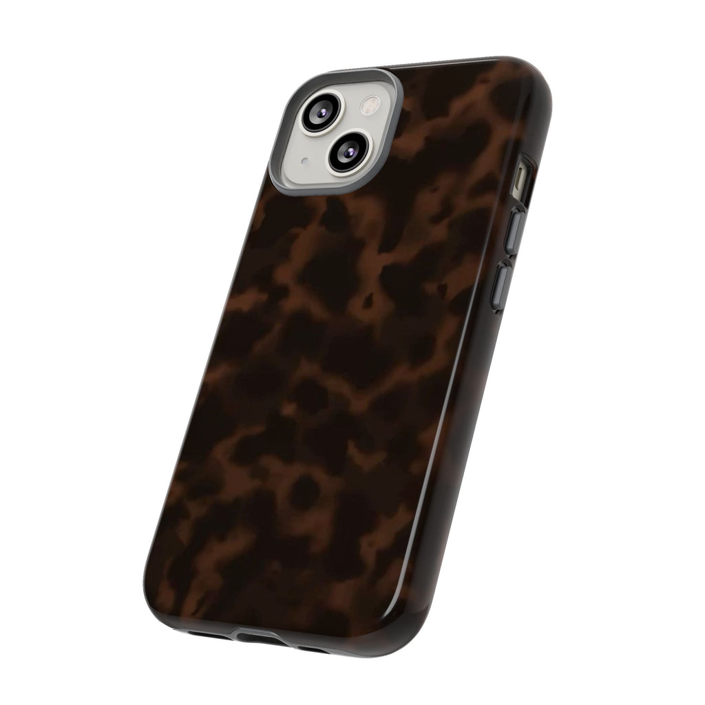 Tortie Brown — Dark Tortoiseshell Protective Cover
