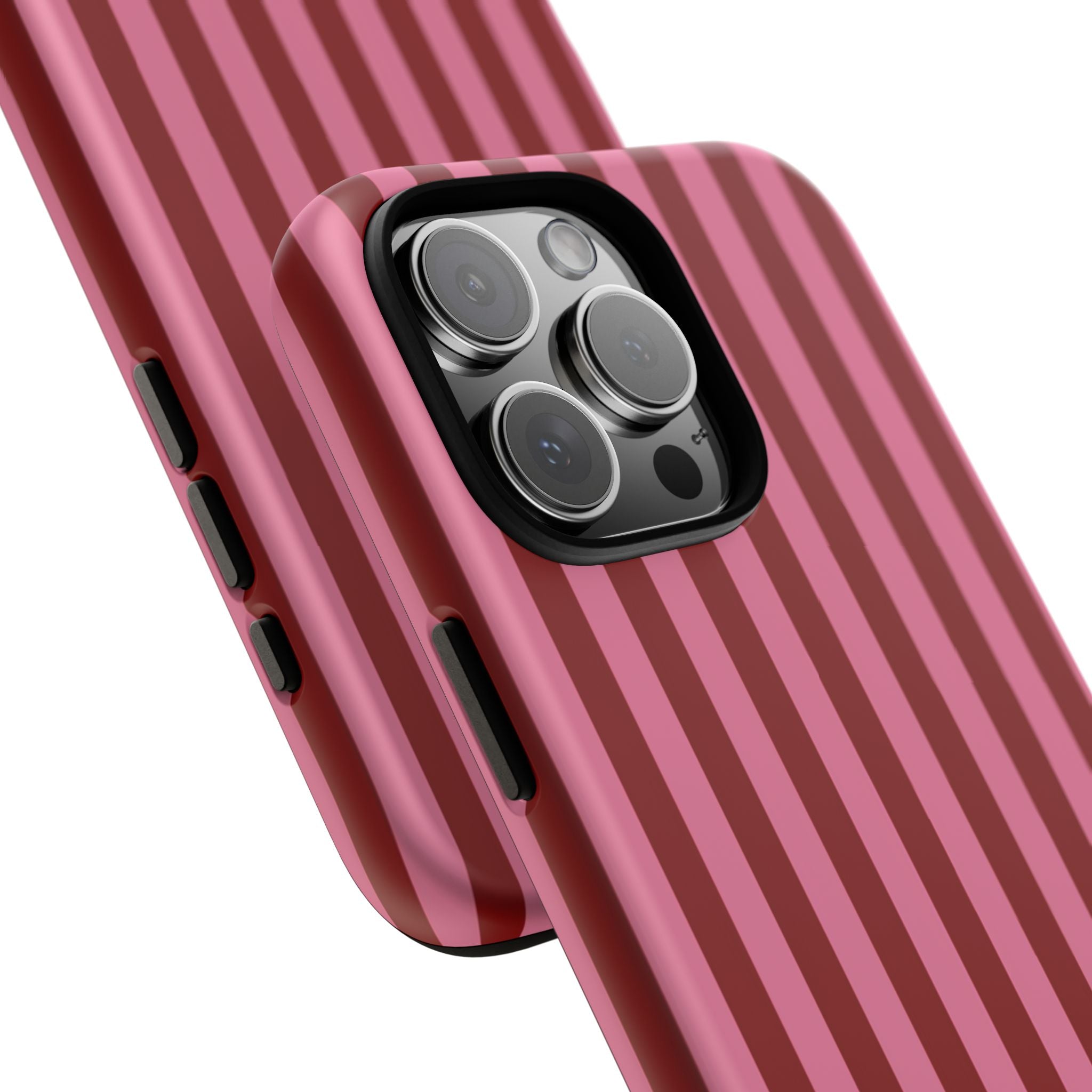 Ruby Red Stripes Case | Tough Phone Case
