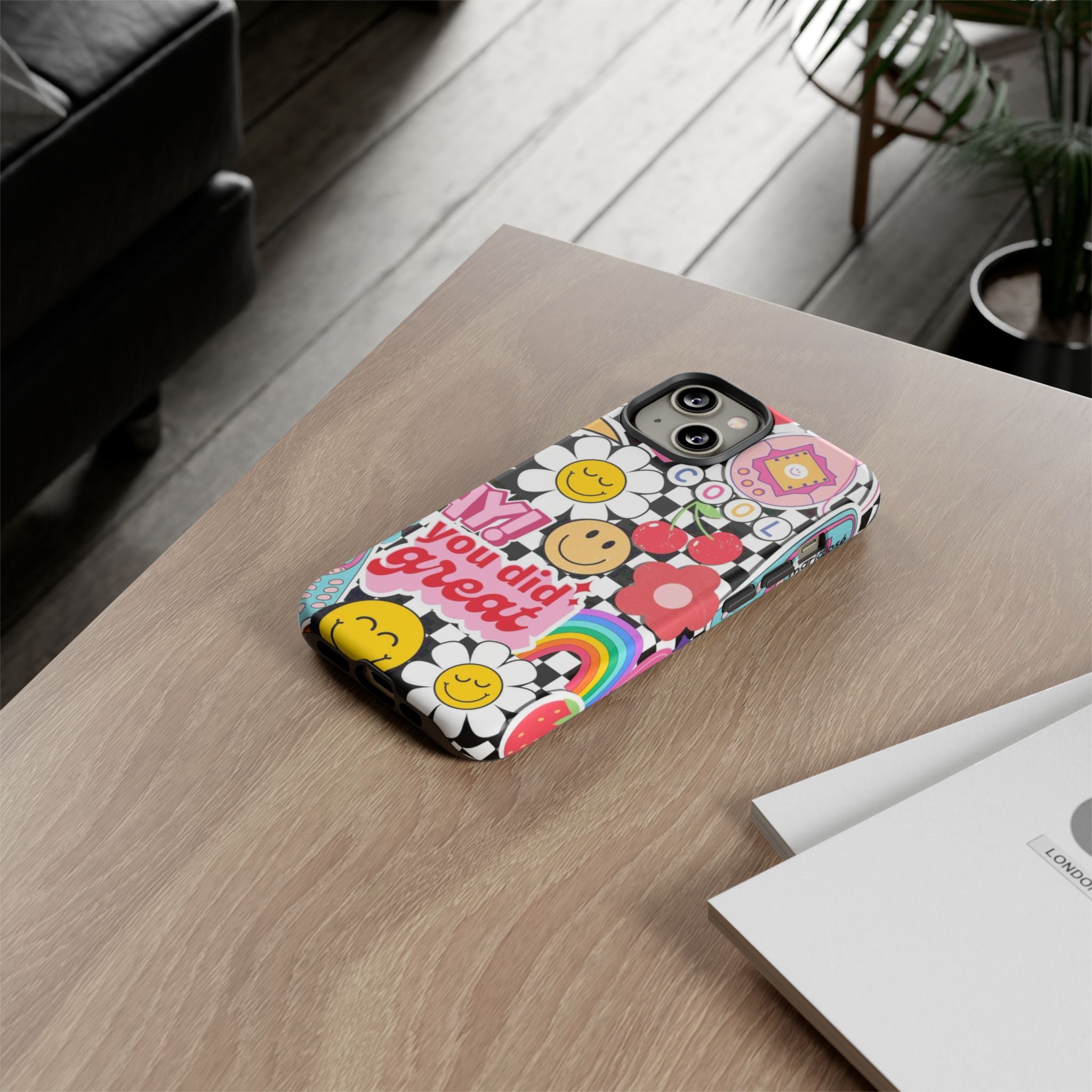 Retro Kawaii Sticker Collage, "You Did Great" Motivational Design