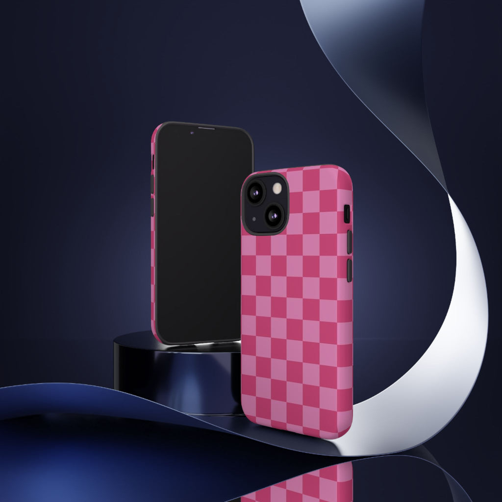 Barbie Pink Checkers - Durable Protective iPhone Cover