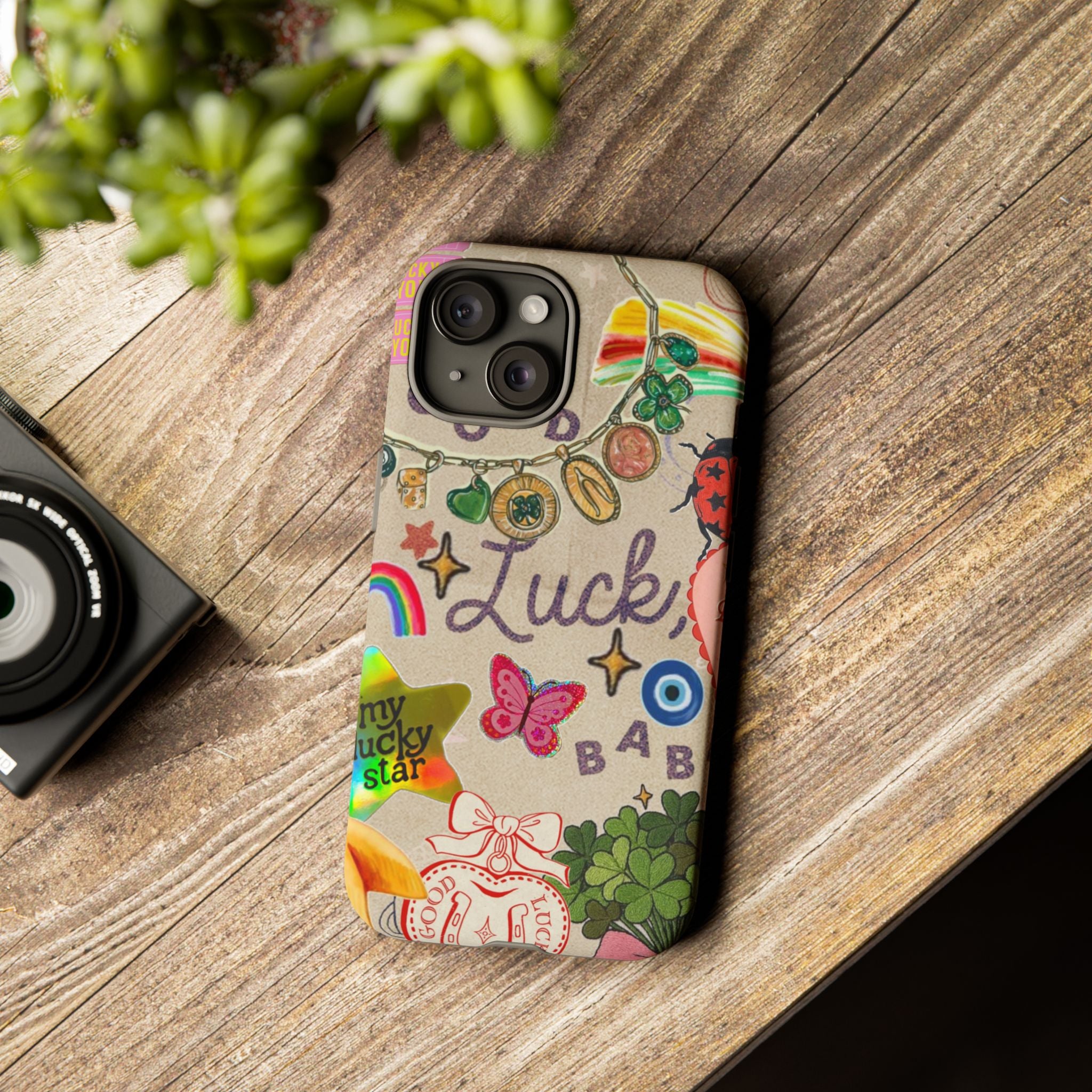 My Lucky Star — Cute Lucky Symbols iPhone Case