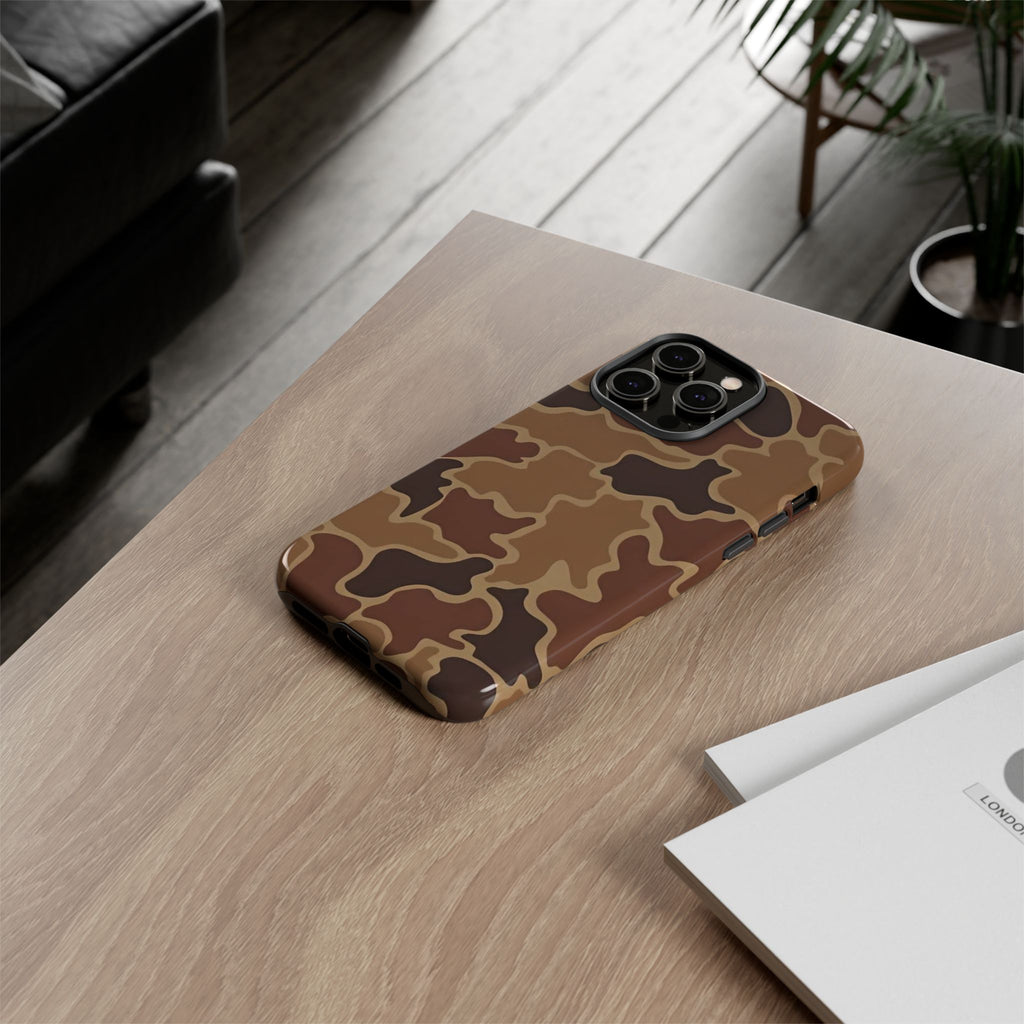 Hunter Brown Camo Print— Brown Camo Protective Cover