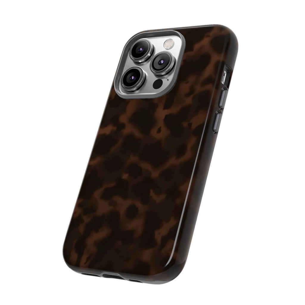 Tortie Brown — Dark Tortoiseshell Protective Cover