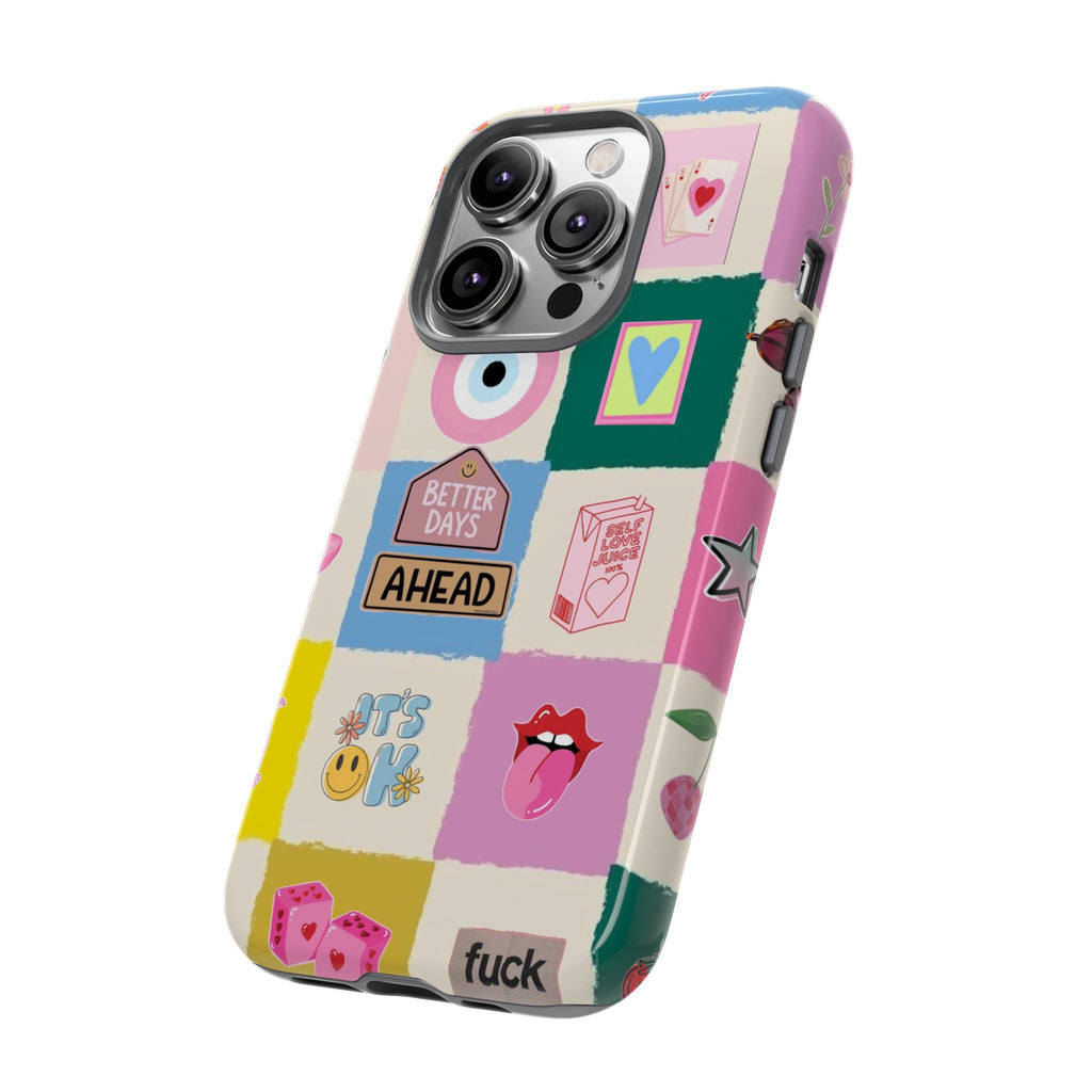 'Better Days Ahead' - Collage Protective Phone Case