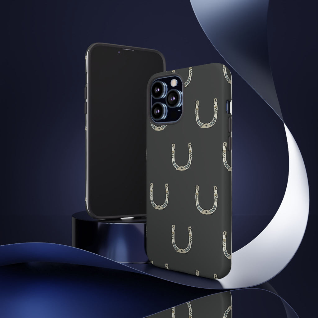 Lucky Horseshoe  — Lucky Rustic Grey iPhone Cover